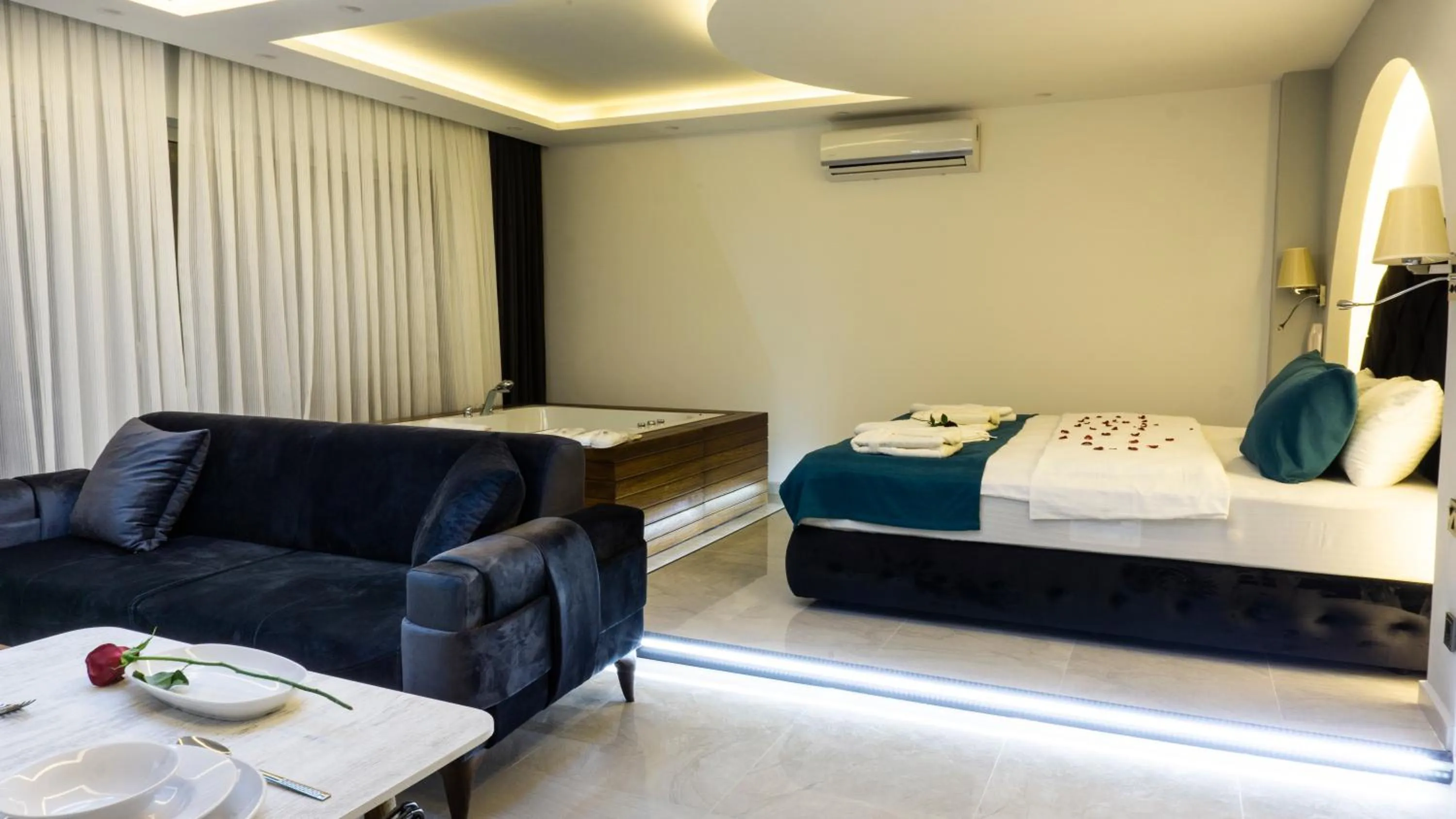 Bed in Yelken Apart Hotel