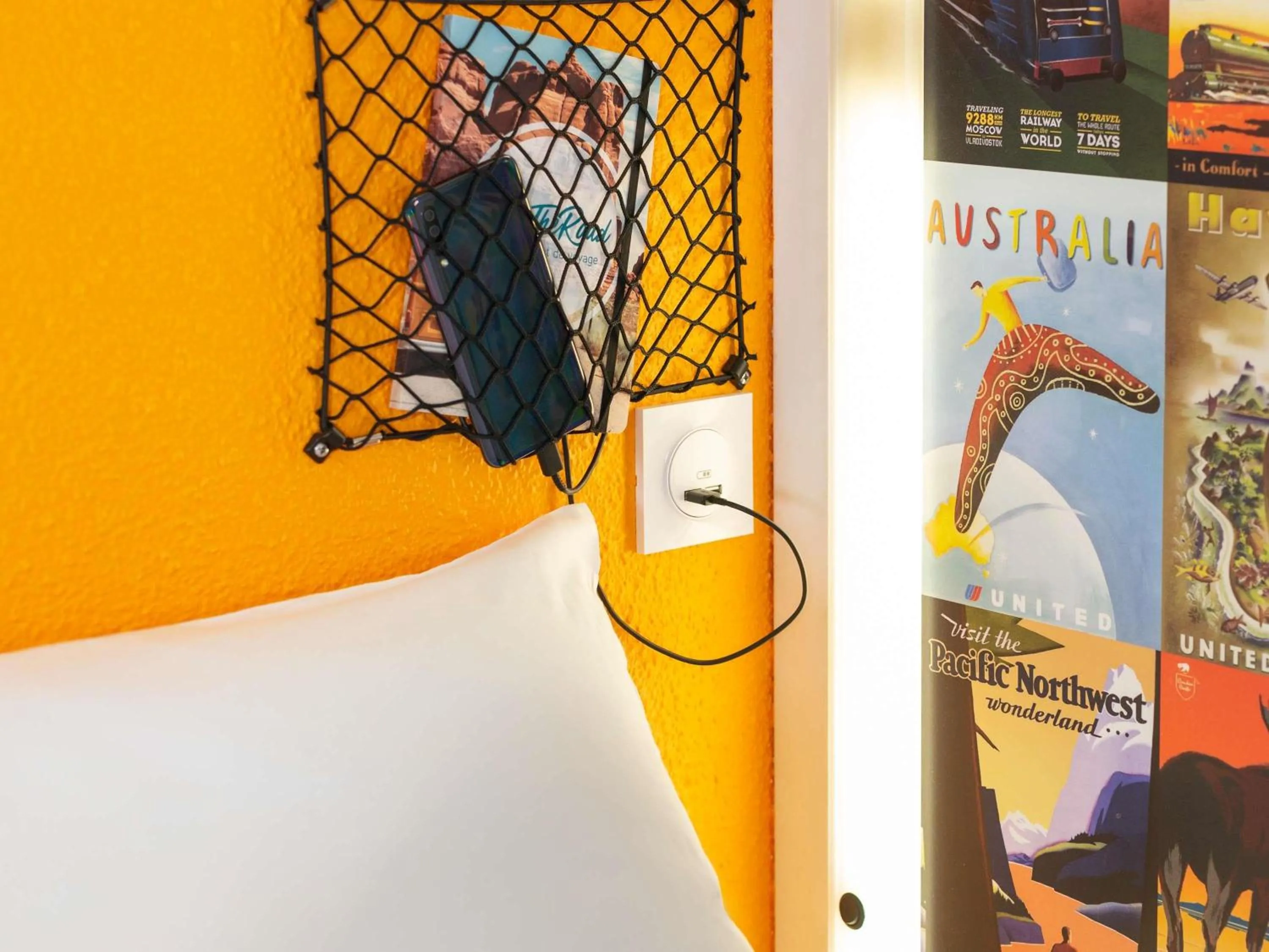 Bedroom in hotelF1 Rouen Zénith Parc Expo