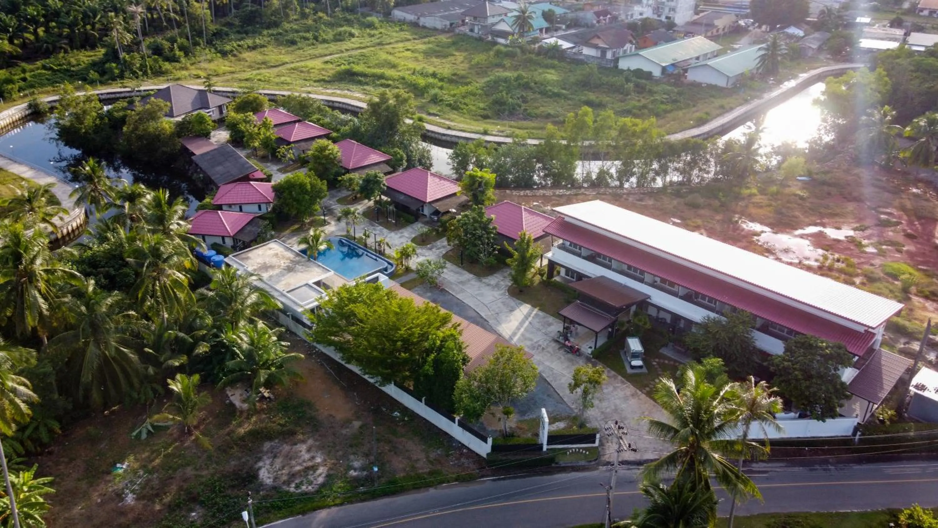 Bird's eye view in Nature Line Resort