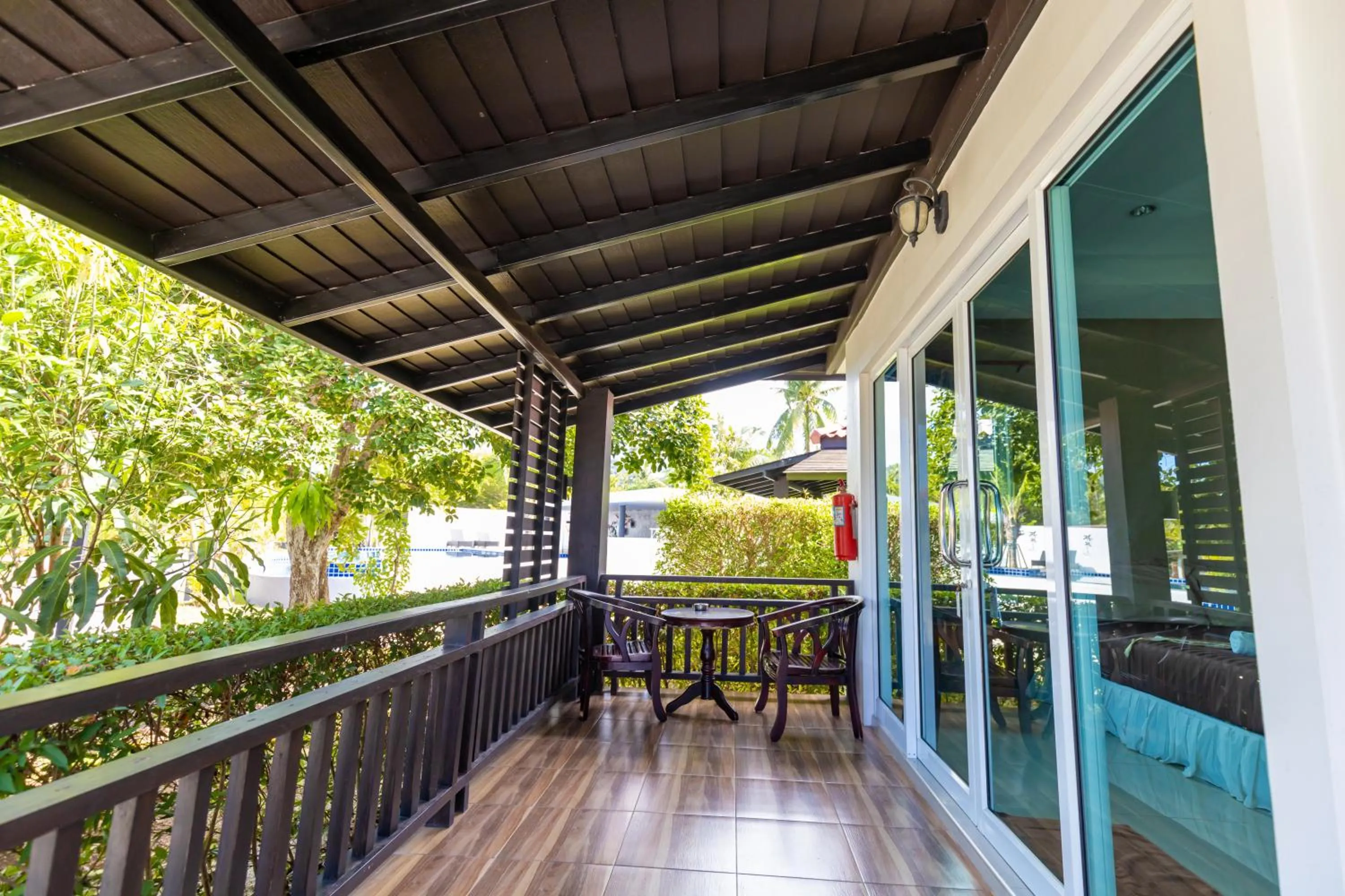 Patio in Nature Line Resort