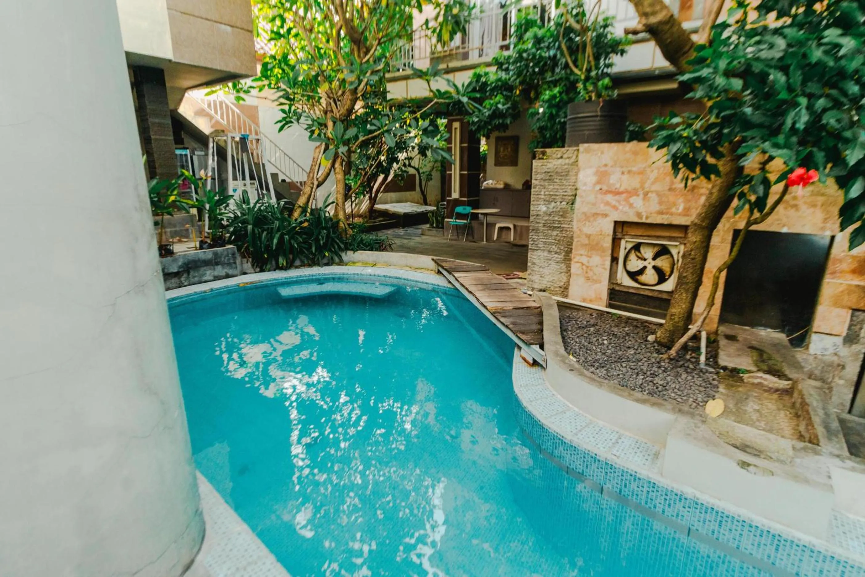 Patio in Bidari Hotel Lombok