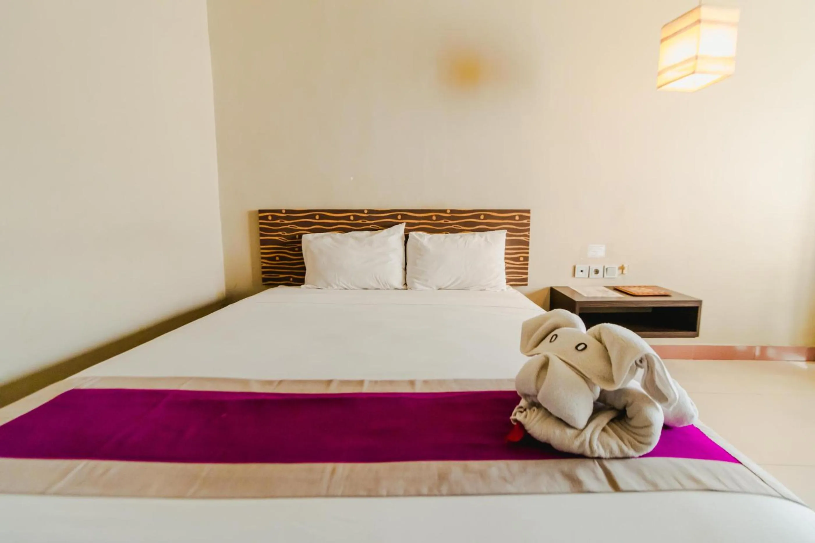 Bed in Bidari Hotel Lombok