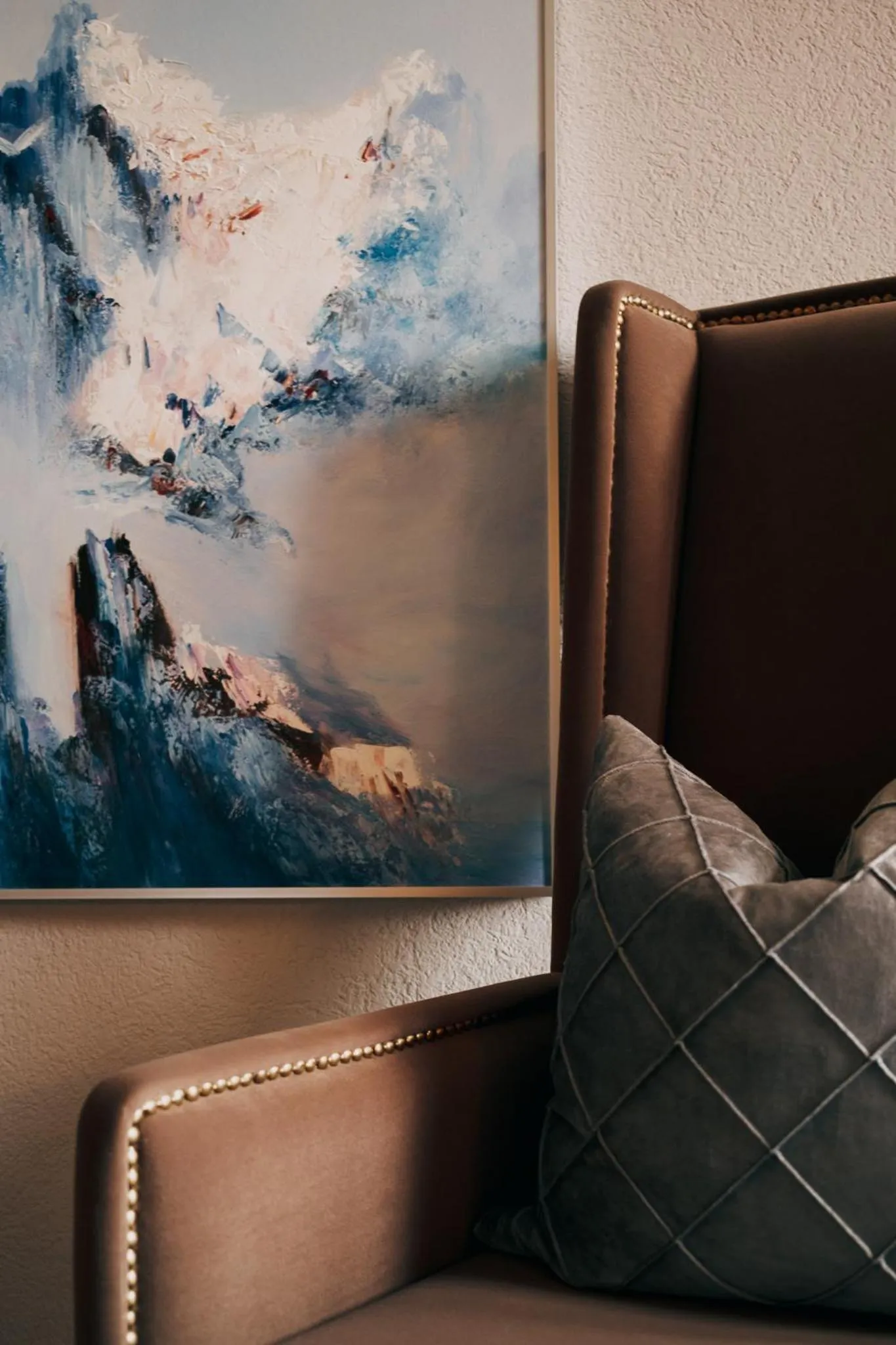 Decorative detail, Bed in Hotel Dakota