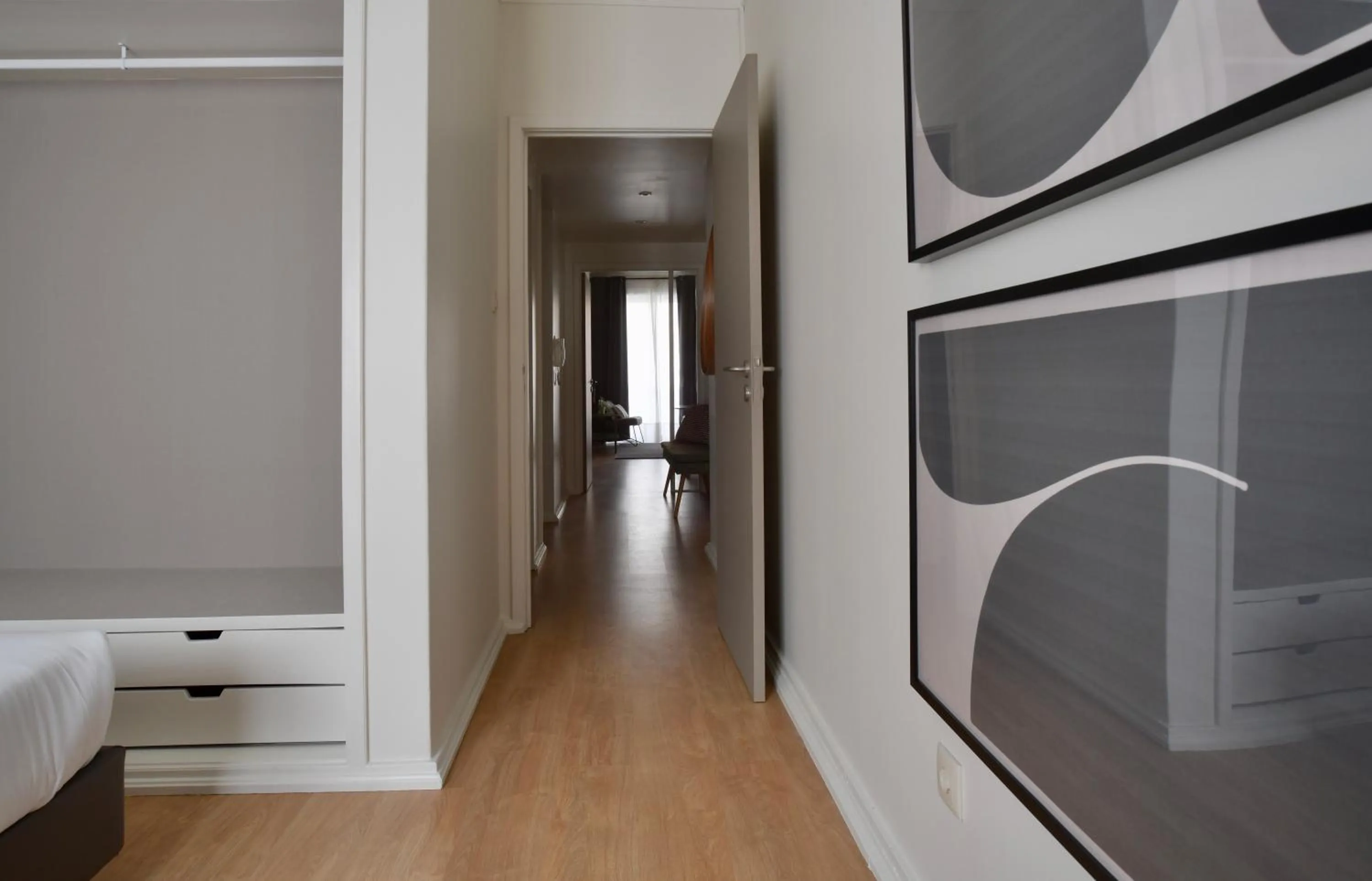 Bedroom, Bed in Spot Apartments