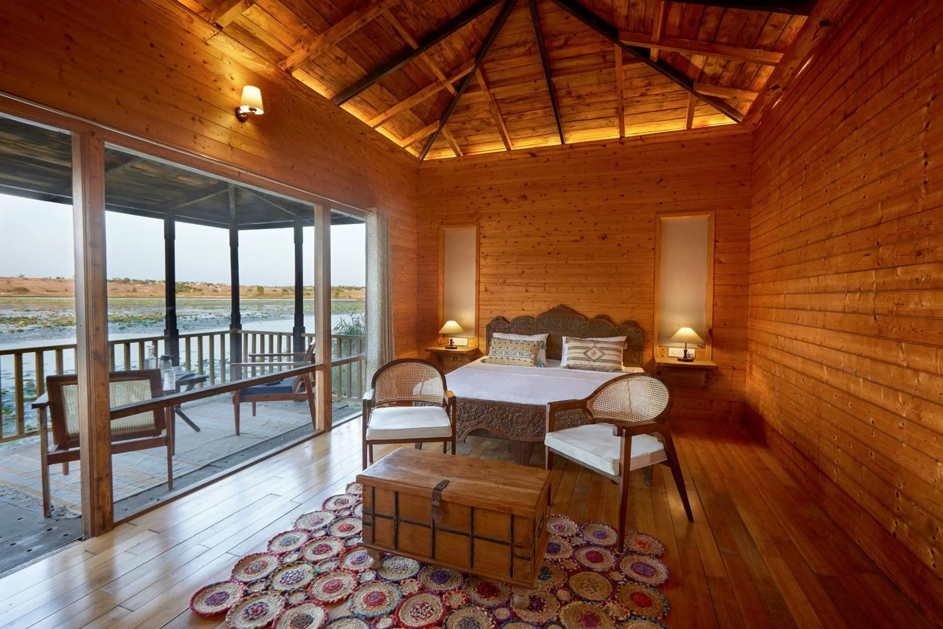 Bedroom, Bed in Pangarh Lake Retreat