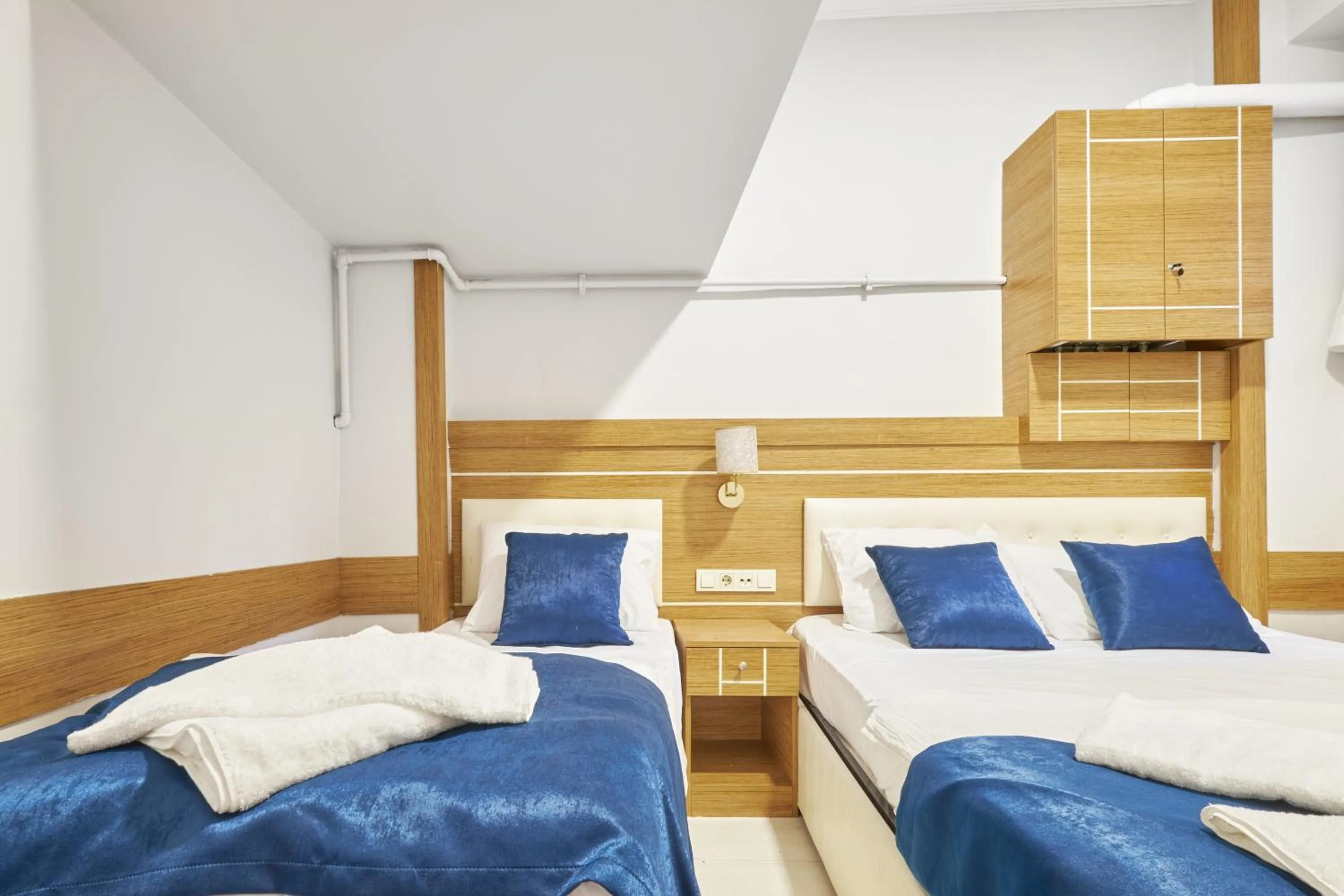 Bed in Central Suites Taksim