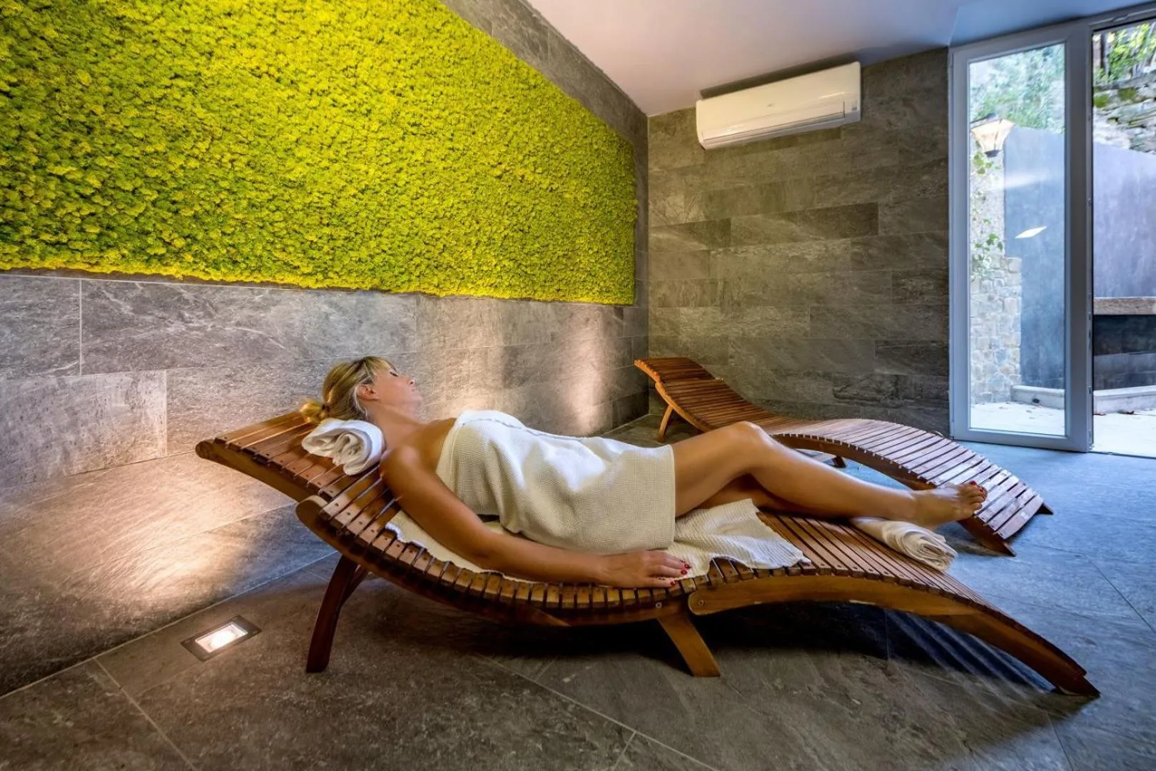 Sauna in Residence La Torre con private park