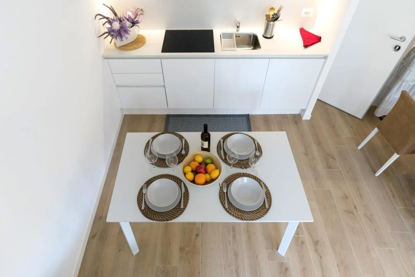 Kitchen or kitchenette in Residence La Torre con private park