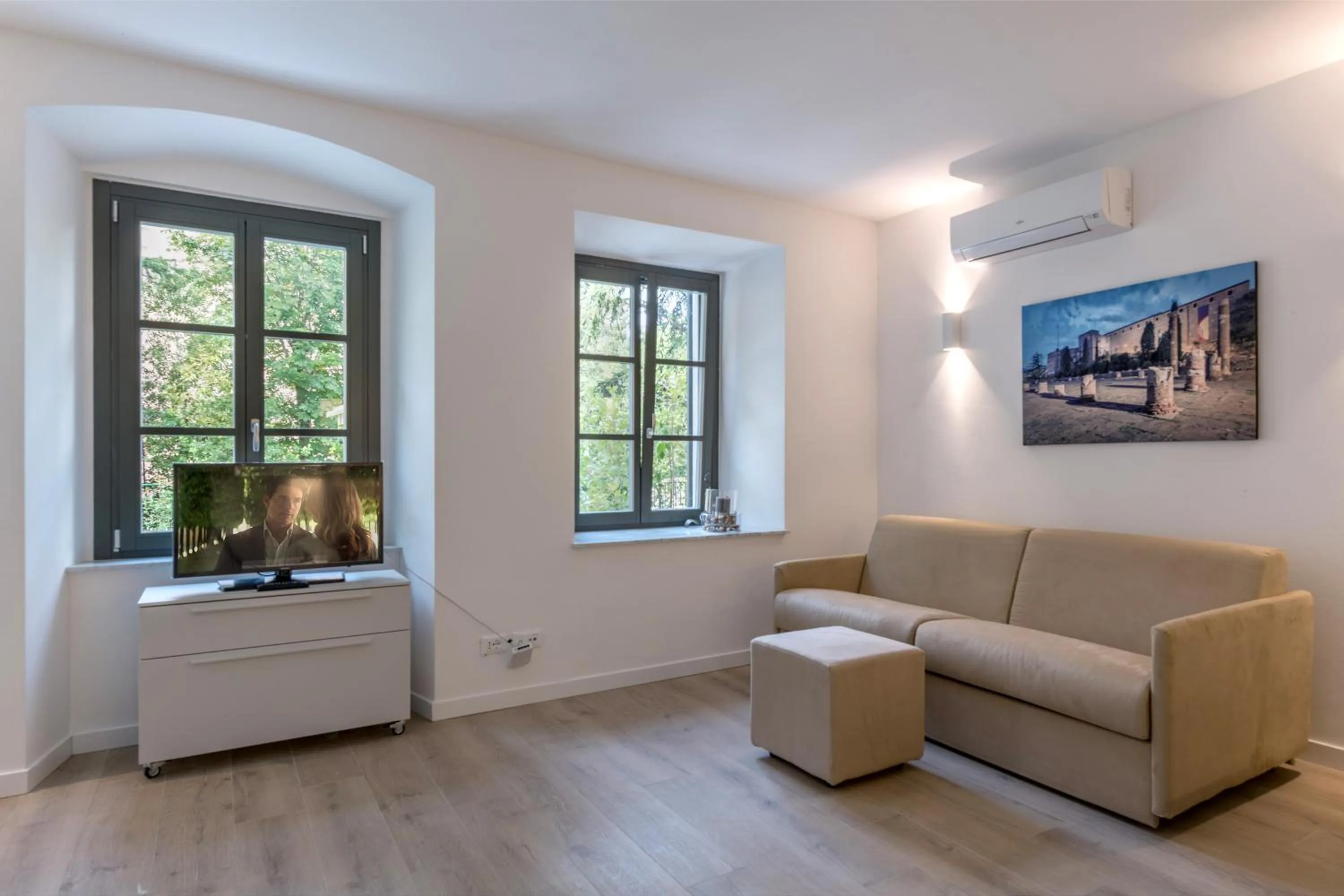 Living room in Residence La Torre con private park