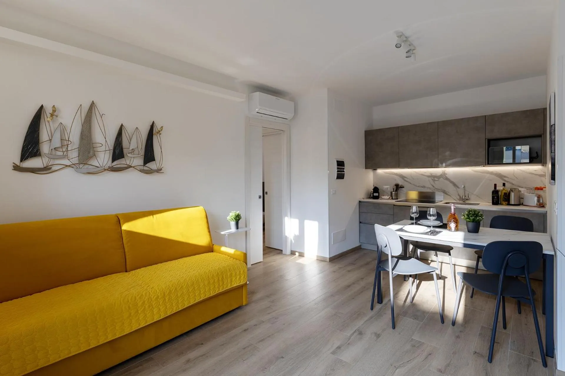 Living room in Residence La Torre con private park