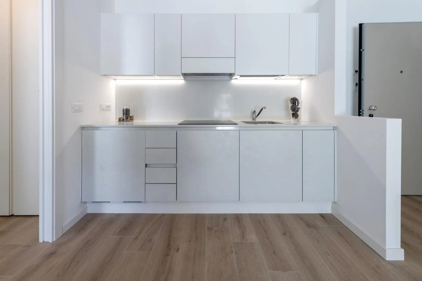 Kitchen or kitchenette in Residence La Torre con private park
