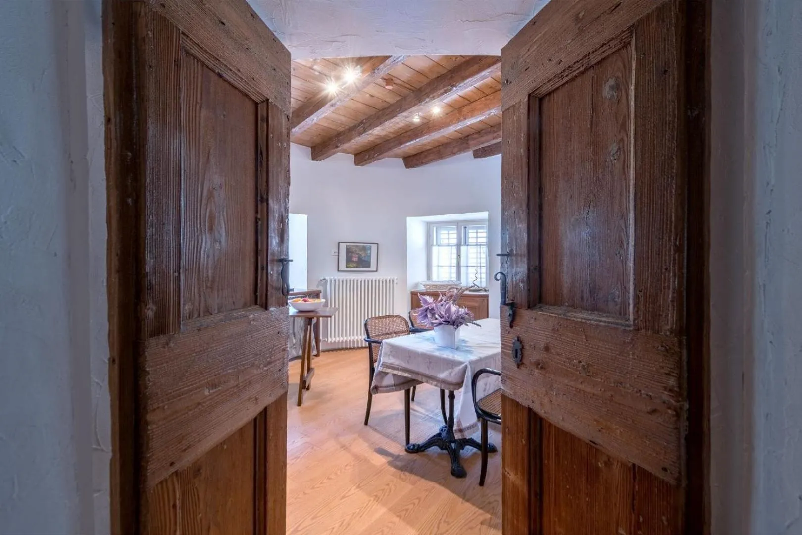 Dining area in Residence La Torre con private park