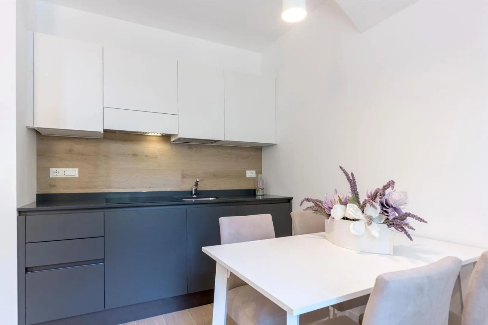 Kitchen or kitchenette in Residence La Torre con private park