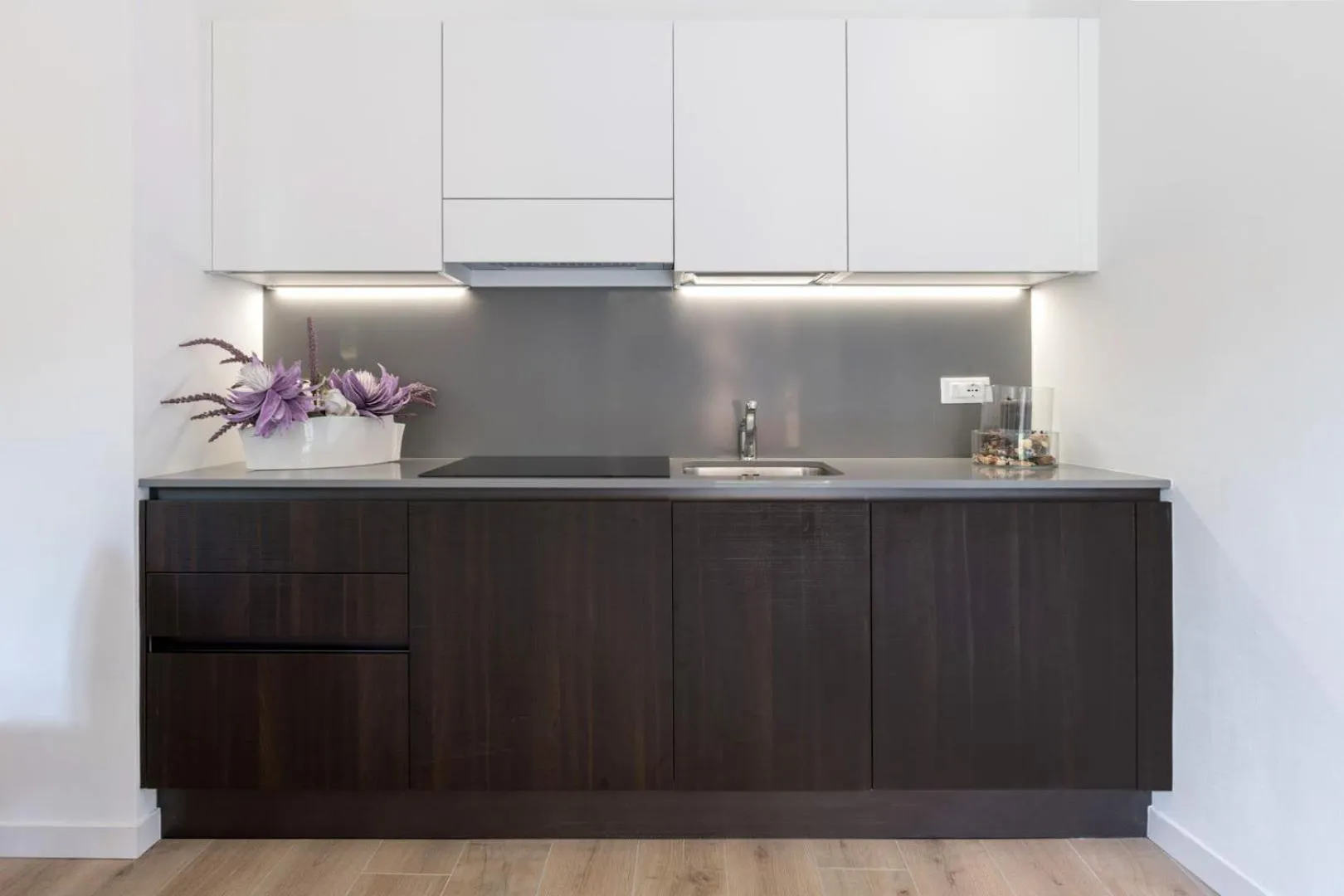 Kitchen or kitchenette in Residence La Torre con private park