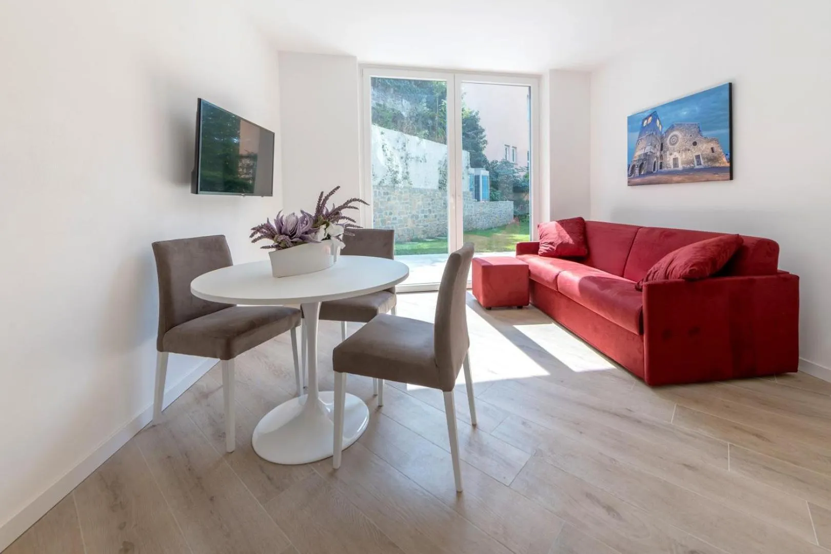 Living room in Residence La Torre con private park