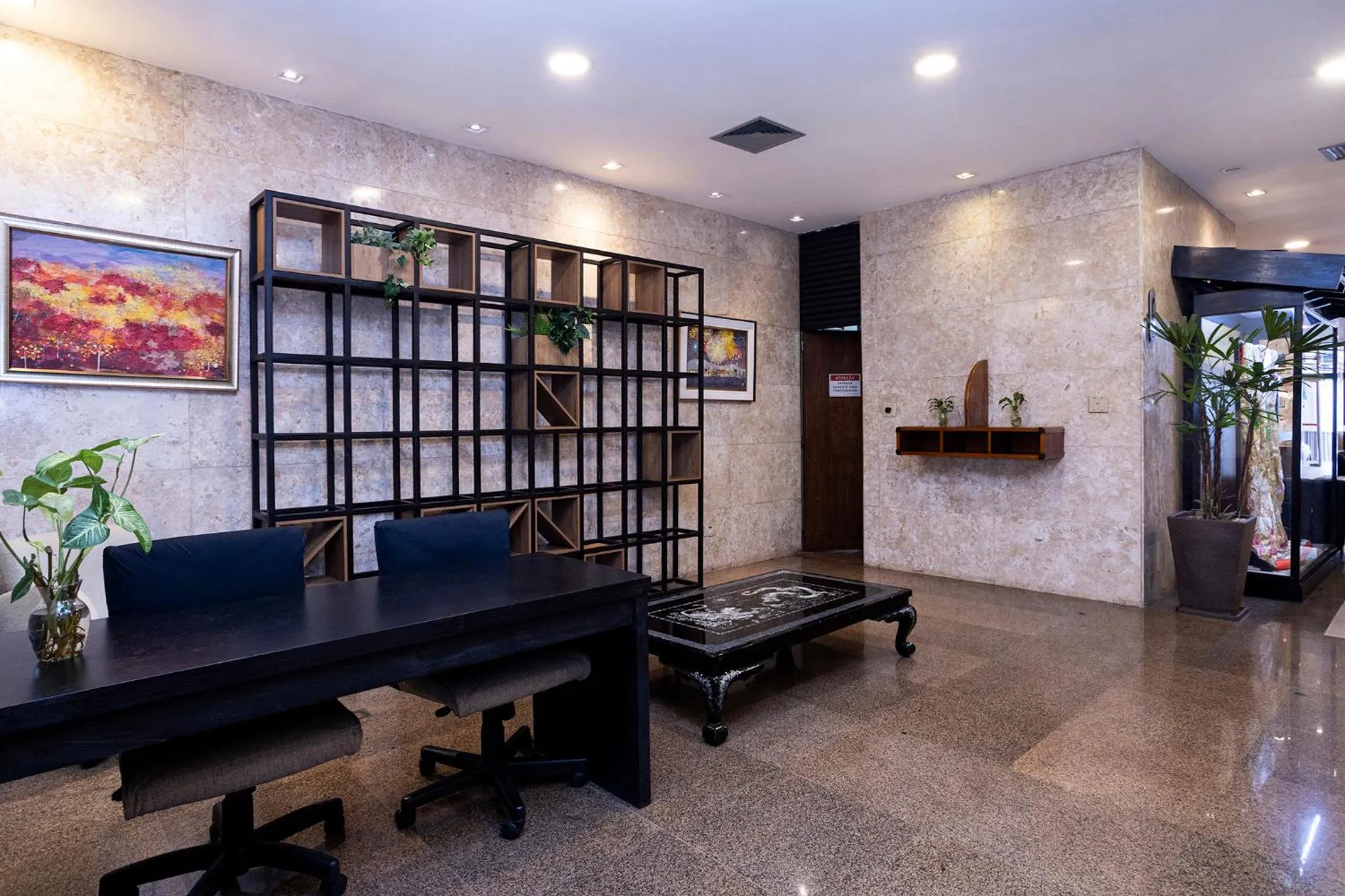 Seating area in Nikkey Palace Hotel