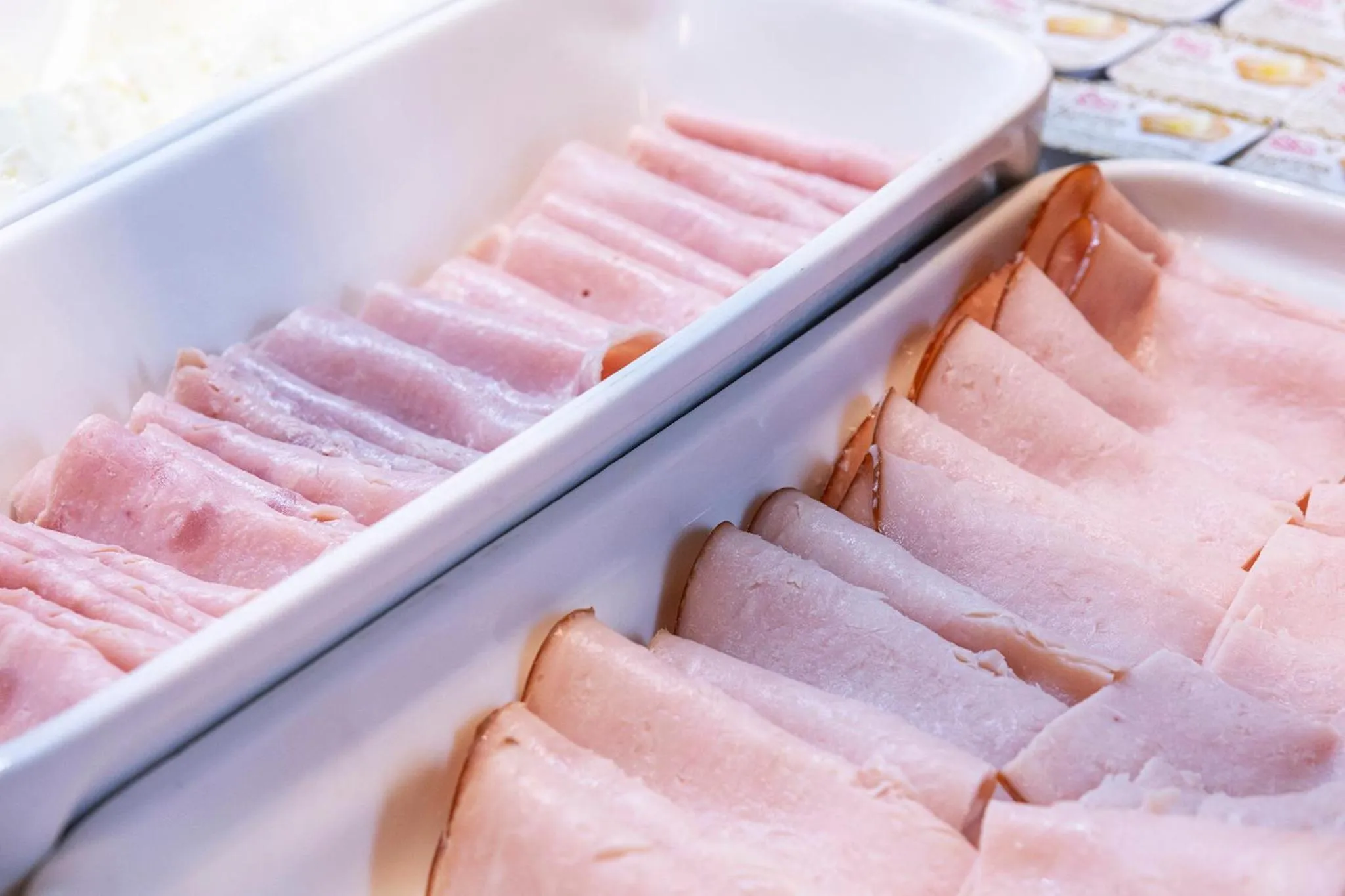 Buffet breakfast in Nikkey Palace Hotel