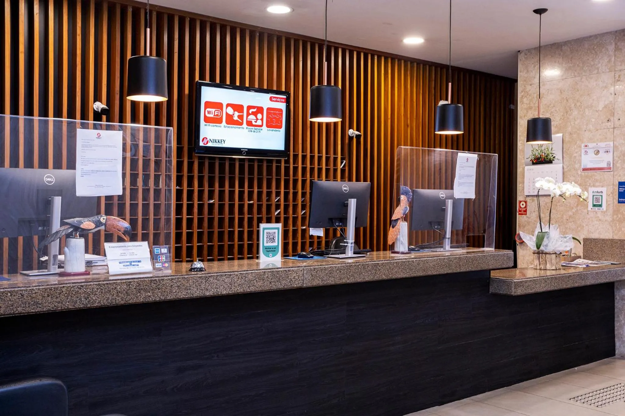 Lobby or reception in Nikkey Palace Hotel