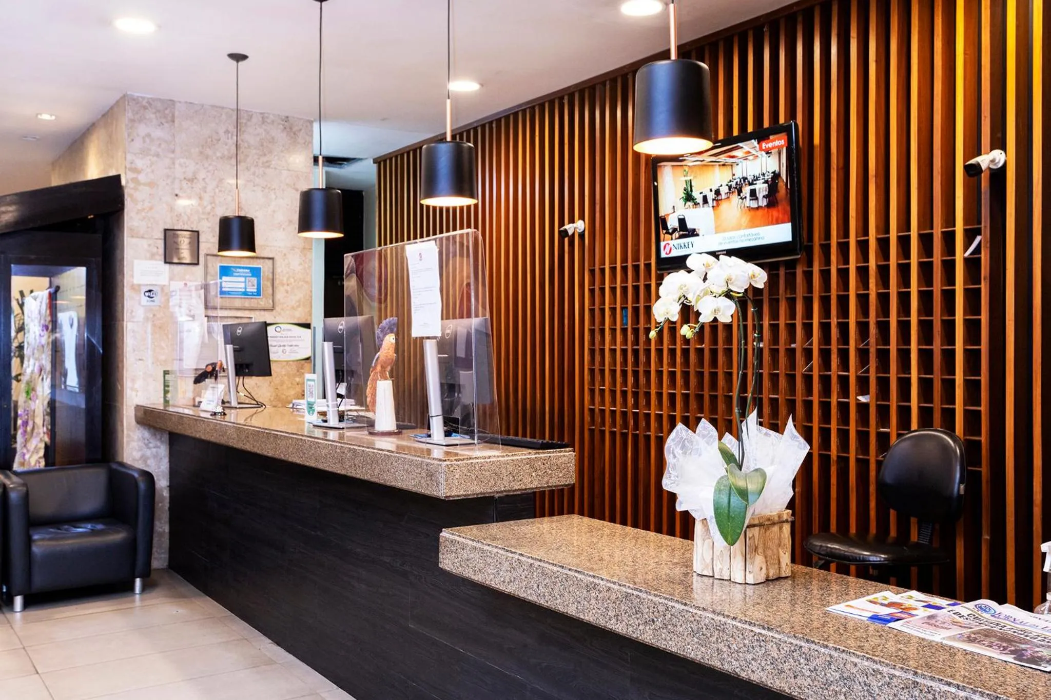 Lobby or reception in Nikkey Palace Hotel