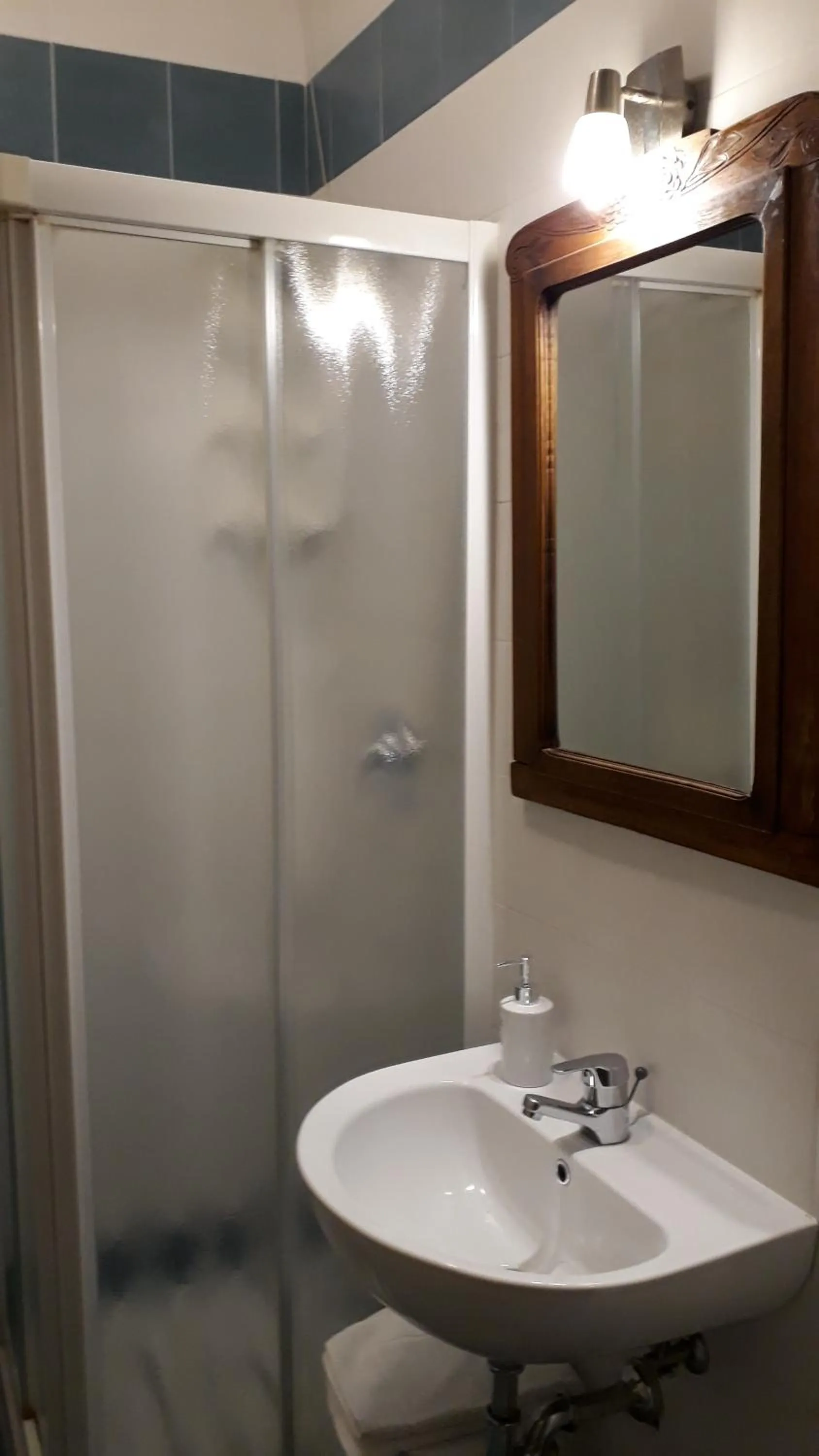 Bathroom in Hotel Due Mori