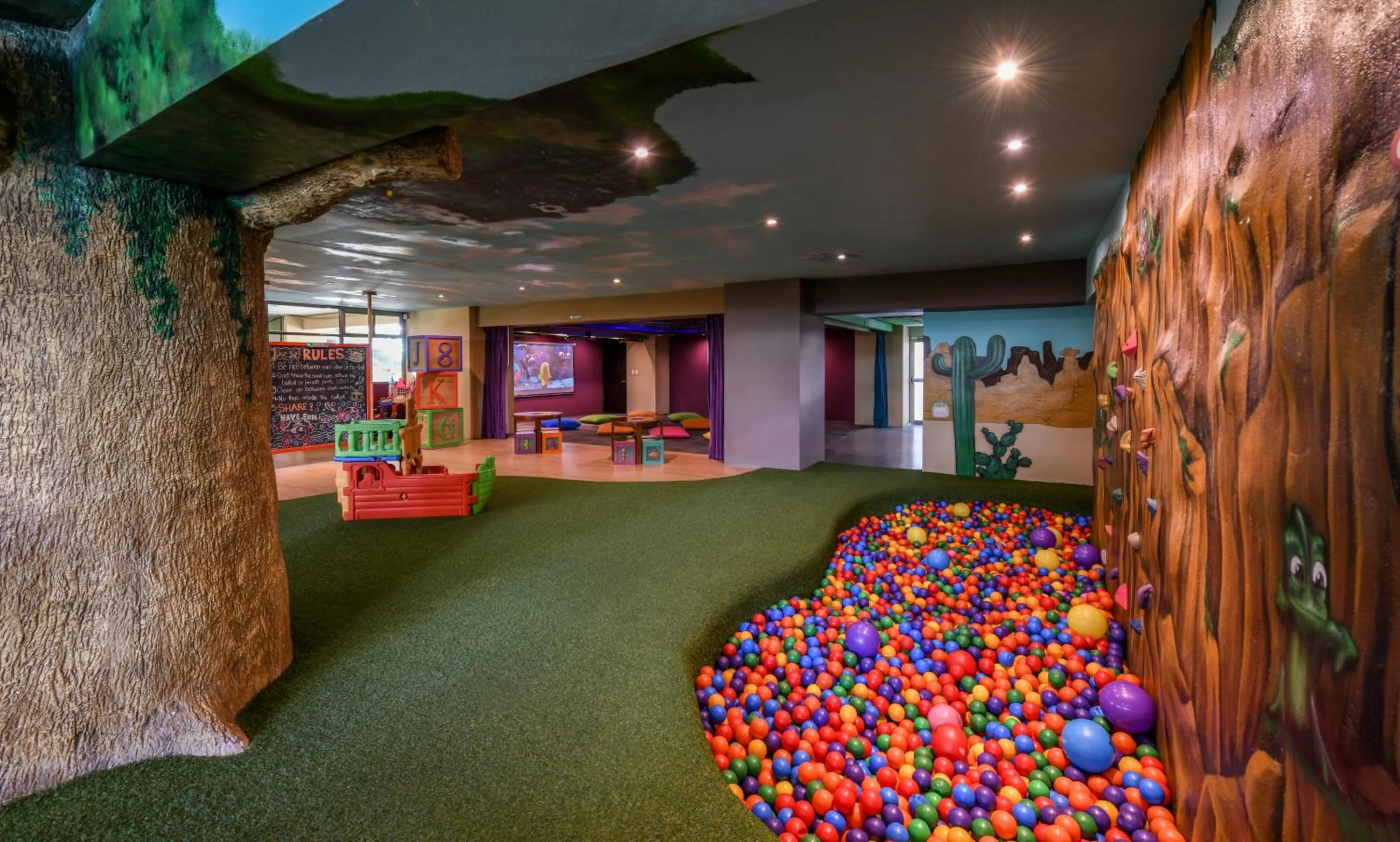 Children play ground in Generations Riviera Maya Oceanfront Family Resort Catamaran, Water Park, All & More Inclusive