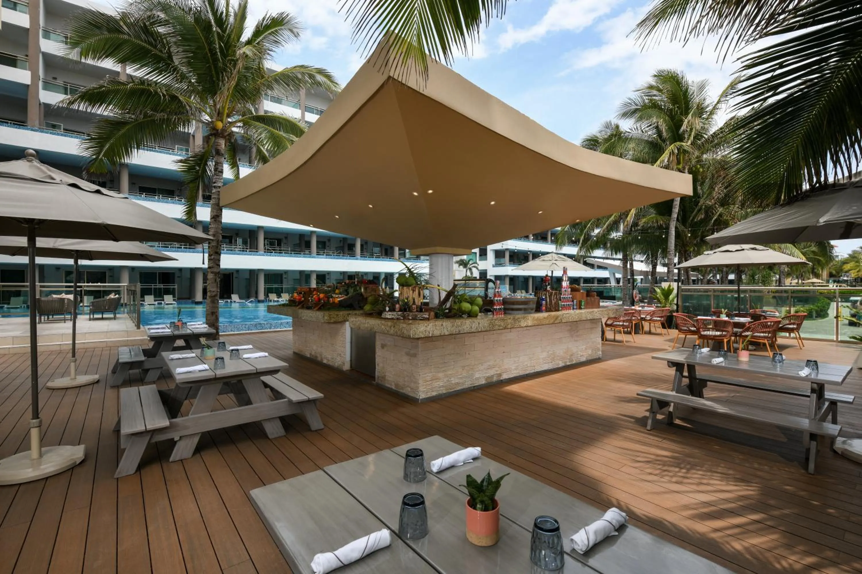 Restaurant/places to eat in Generations Riviera Maya Oceanfront Family Resort Catamaran, Water Park, All & More Inclusive