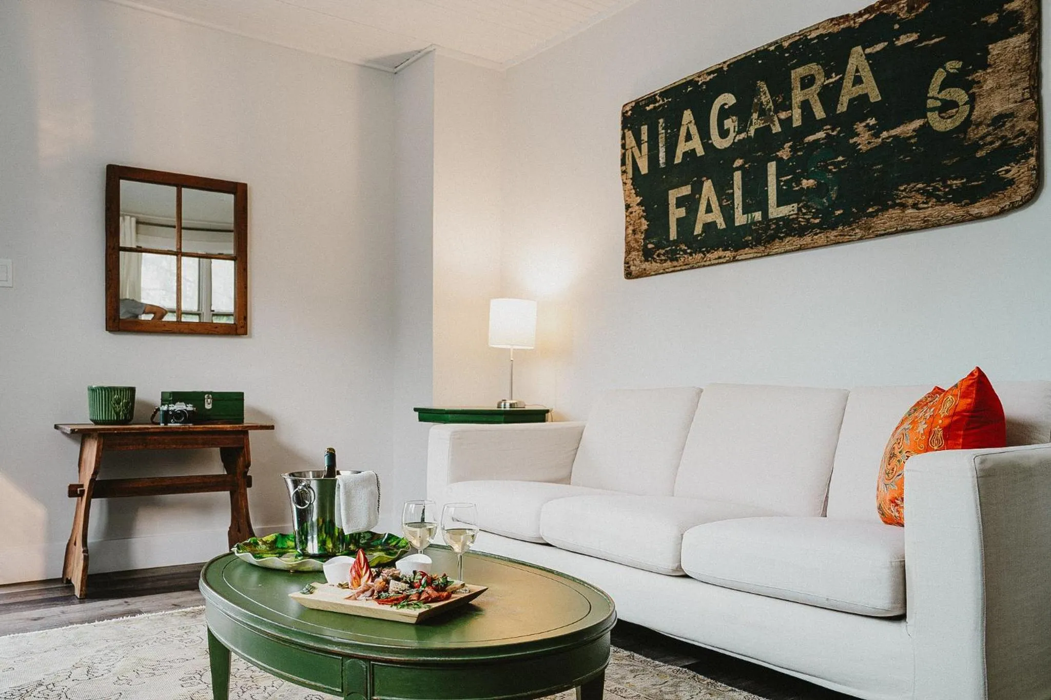 Seating area in The Kent Motel