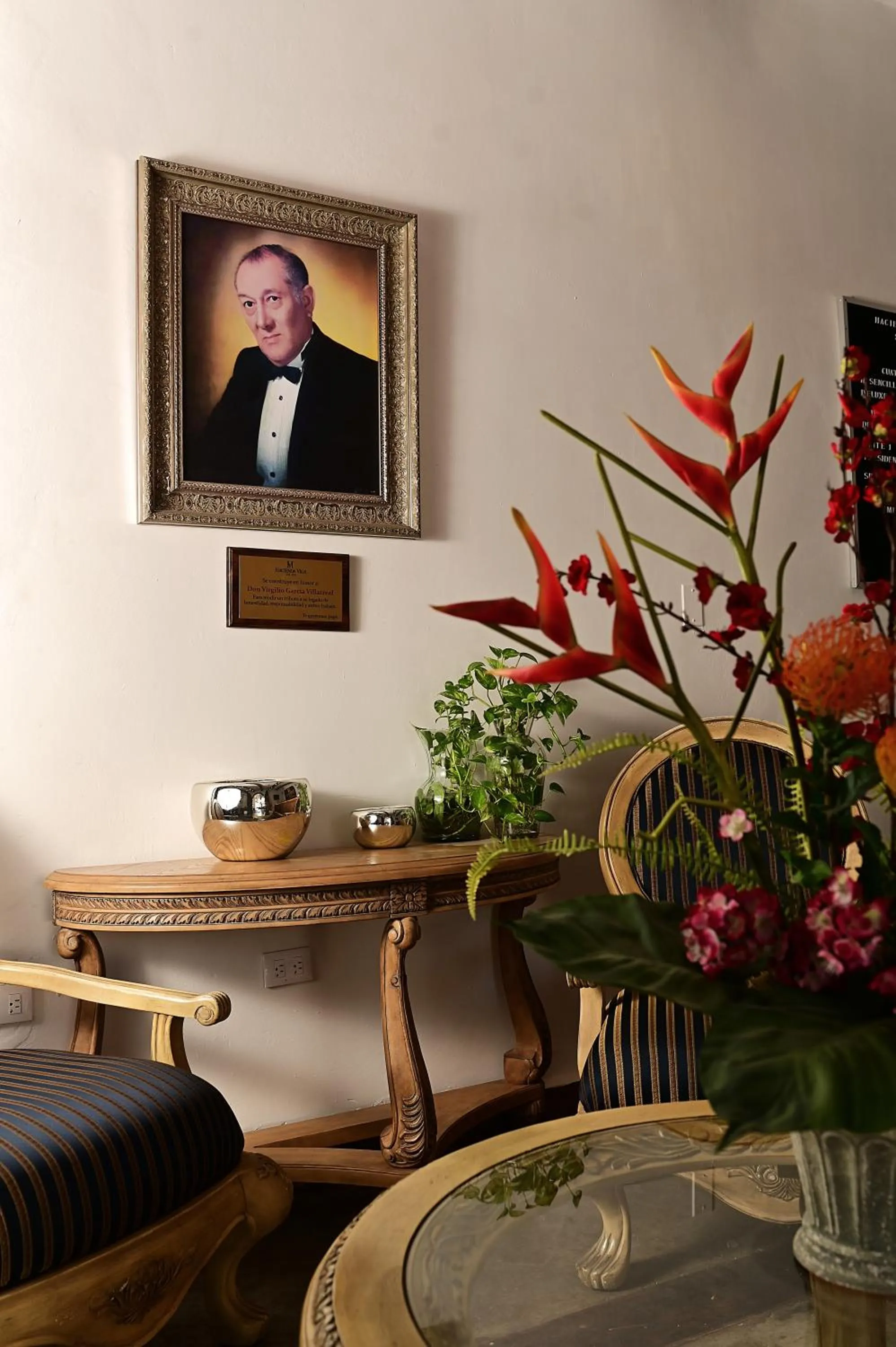 Decorative detail in Hacienda Viga 2020 Hotel