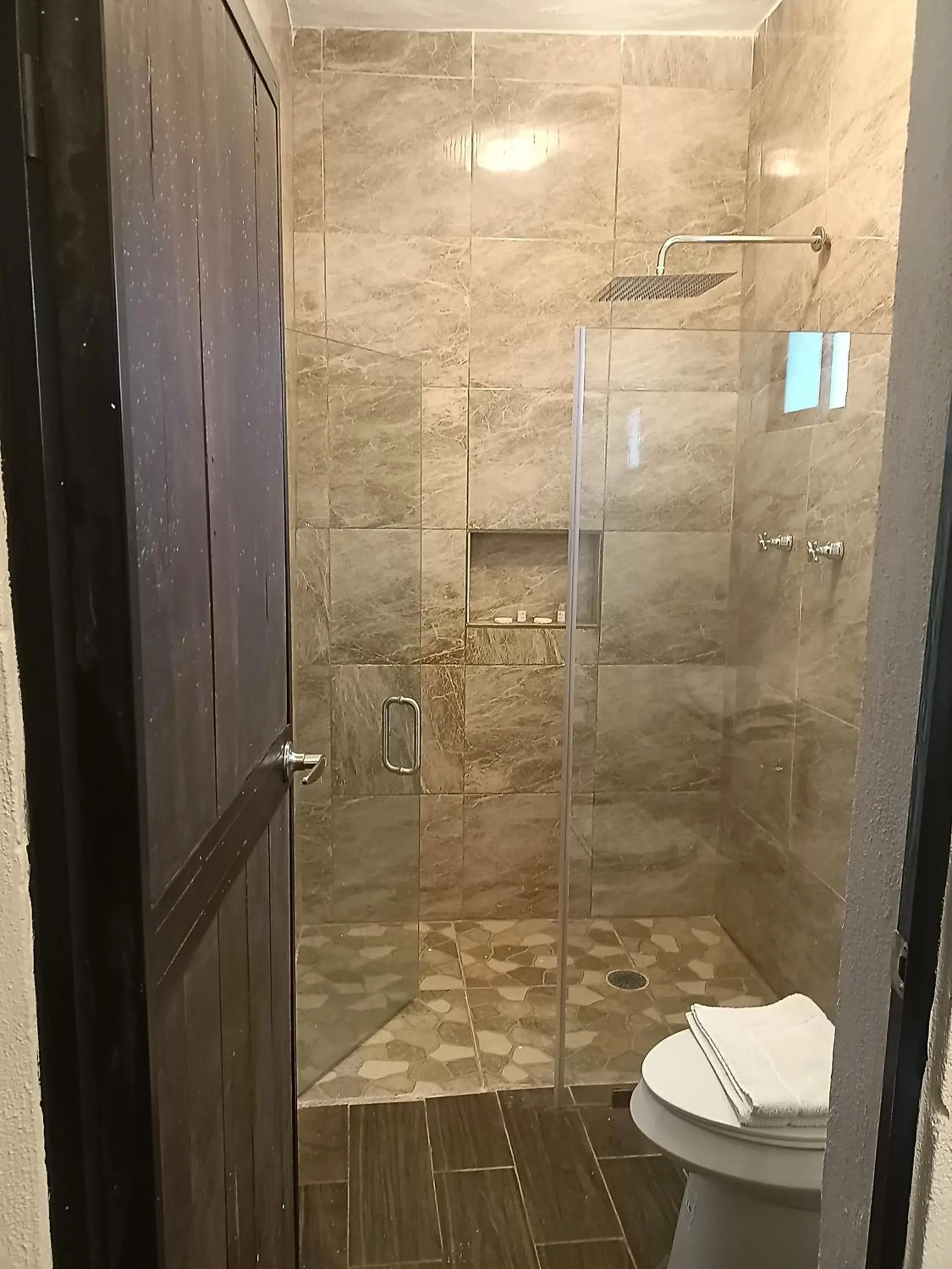 Shower in Hacienda Viga 2020 Hotel