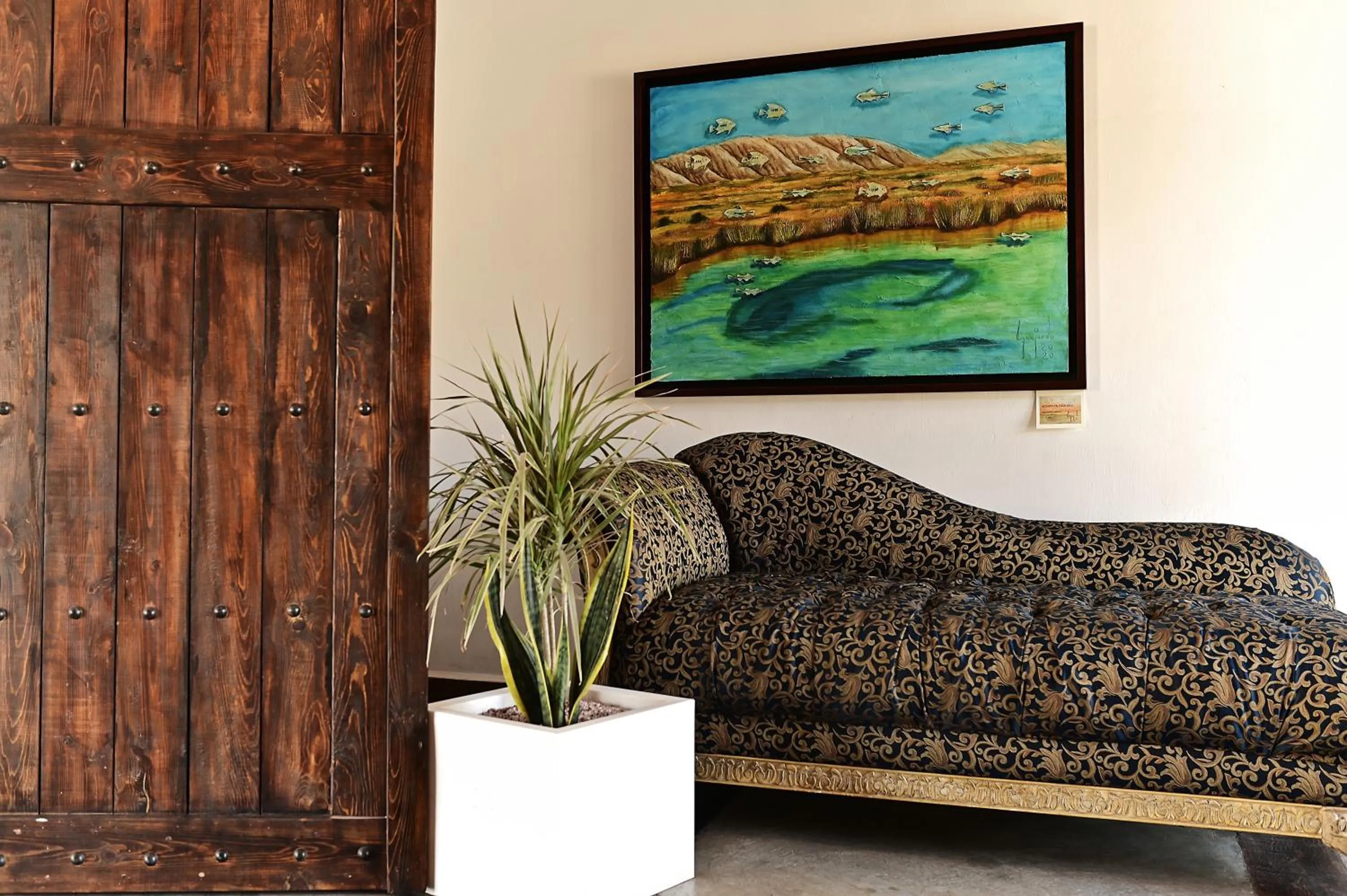 Seating area in Hacienda Viga 2020 Hotel