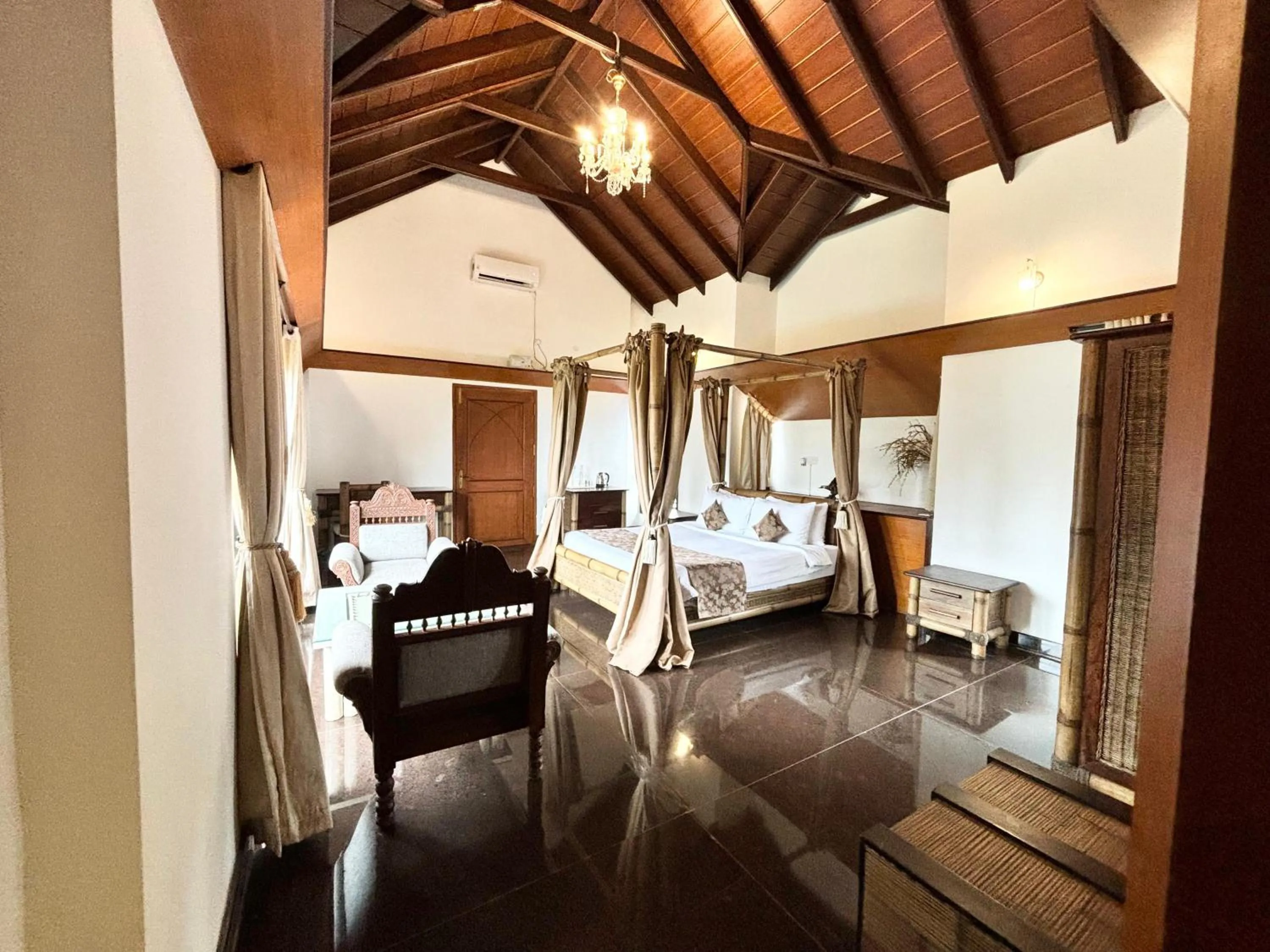 Bedroom, Bed in Unlock By Goldfinch Sakaleshpur