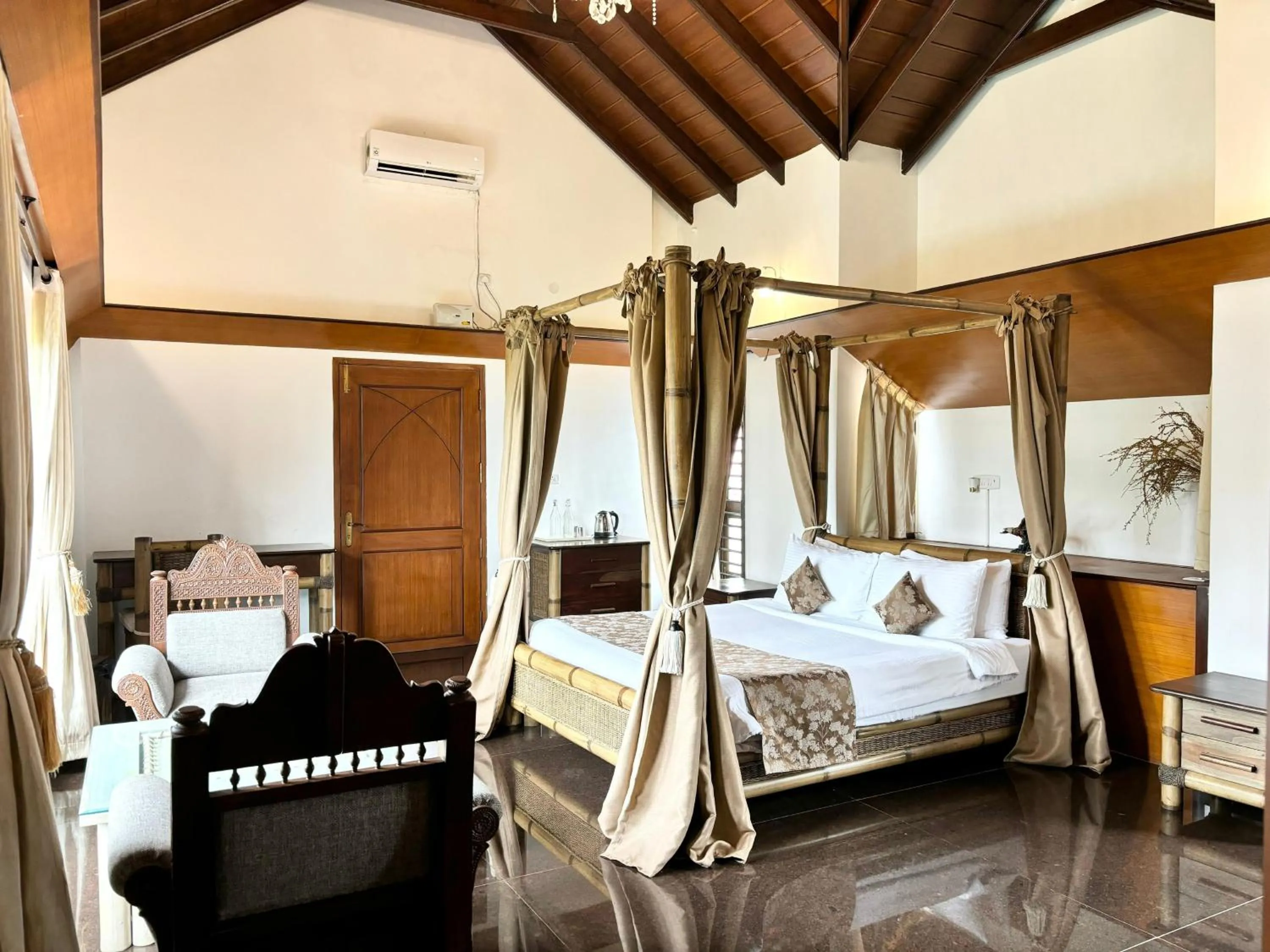 Bed in Unlock By Goldfinch Sakaleshpur