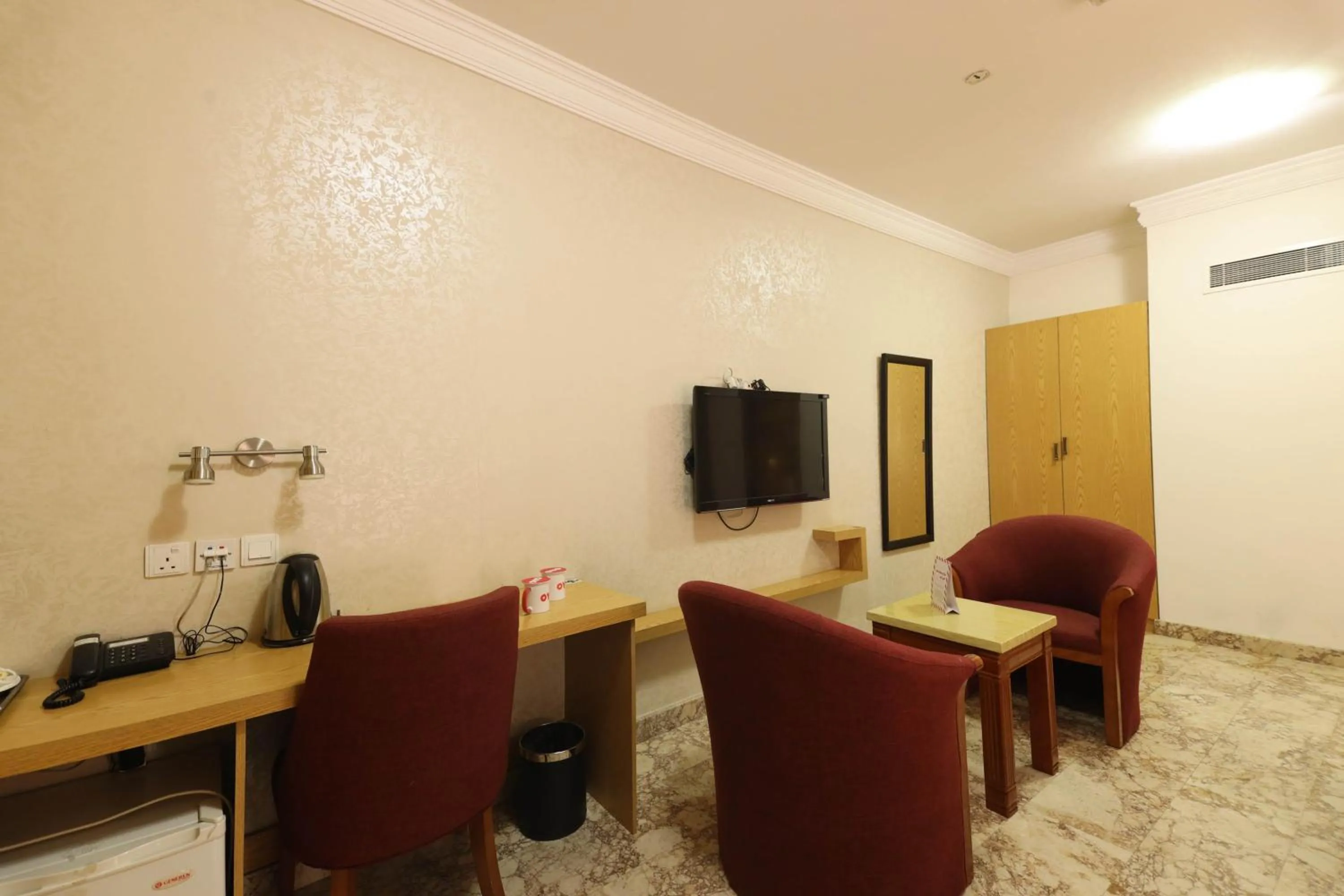 Seating area in Al Reef Hotel