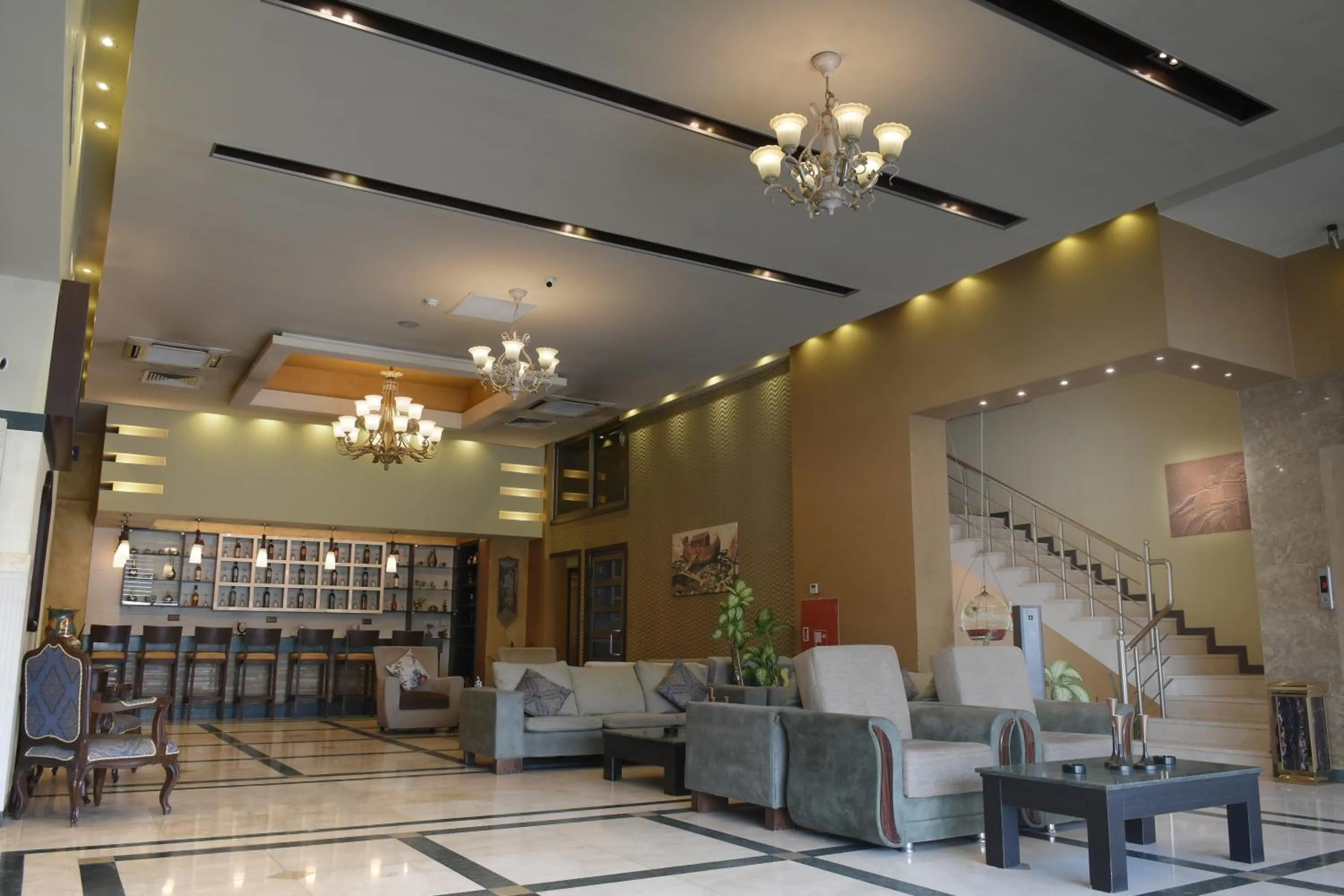 Lobby or reception in Asenappar Hotel