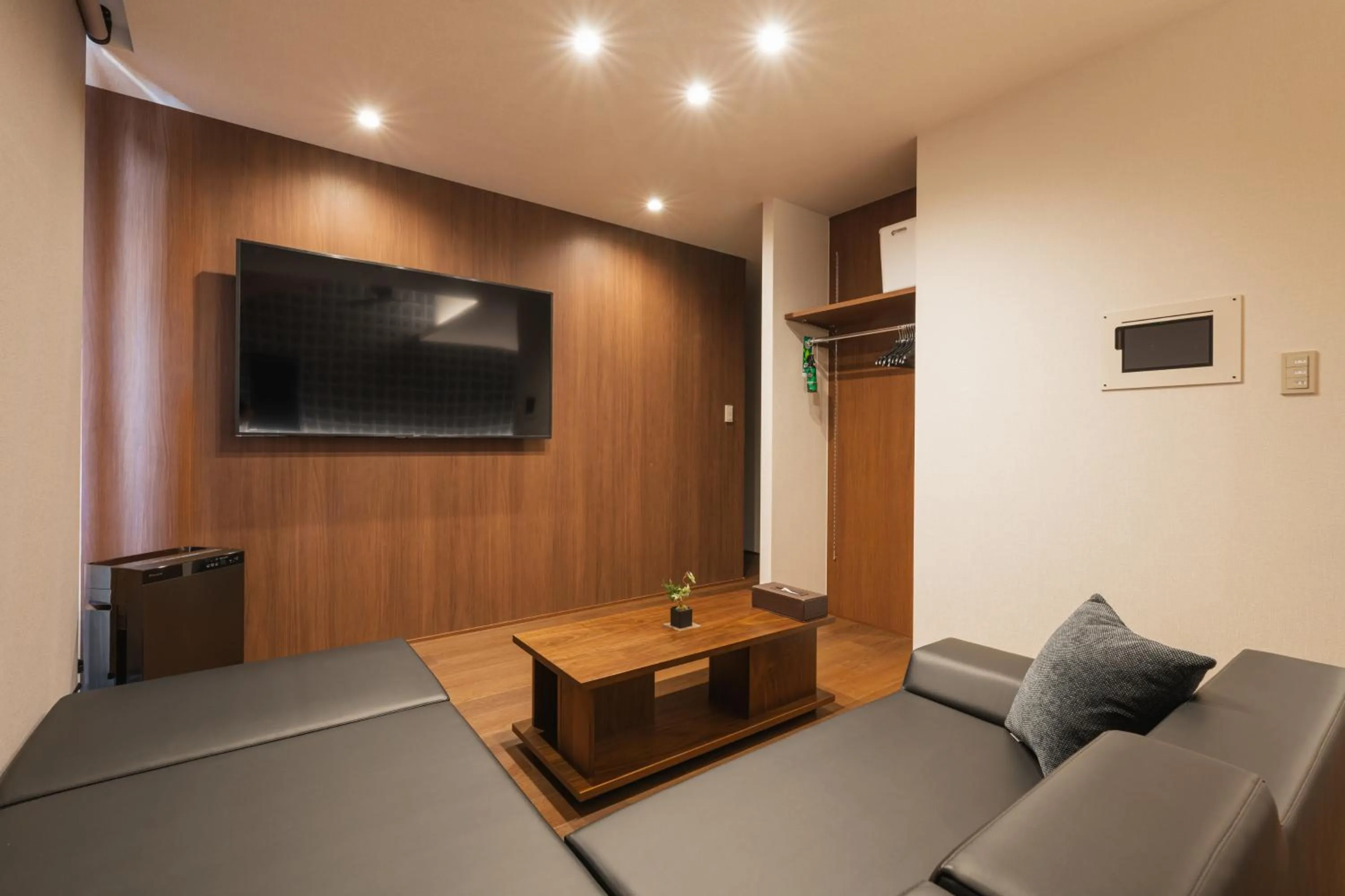 Seating area in GRAND BASE Hakata Gofuku