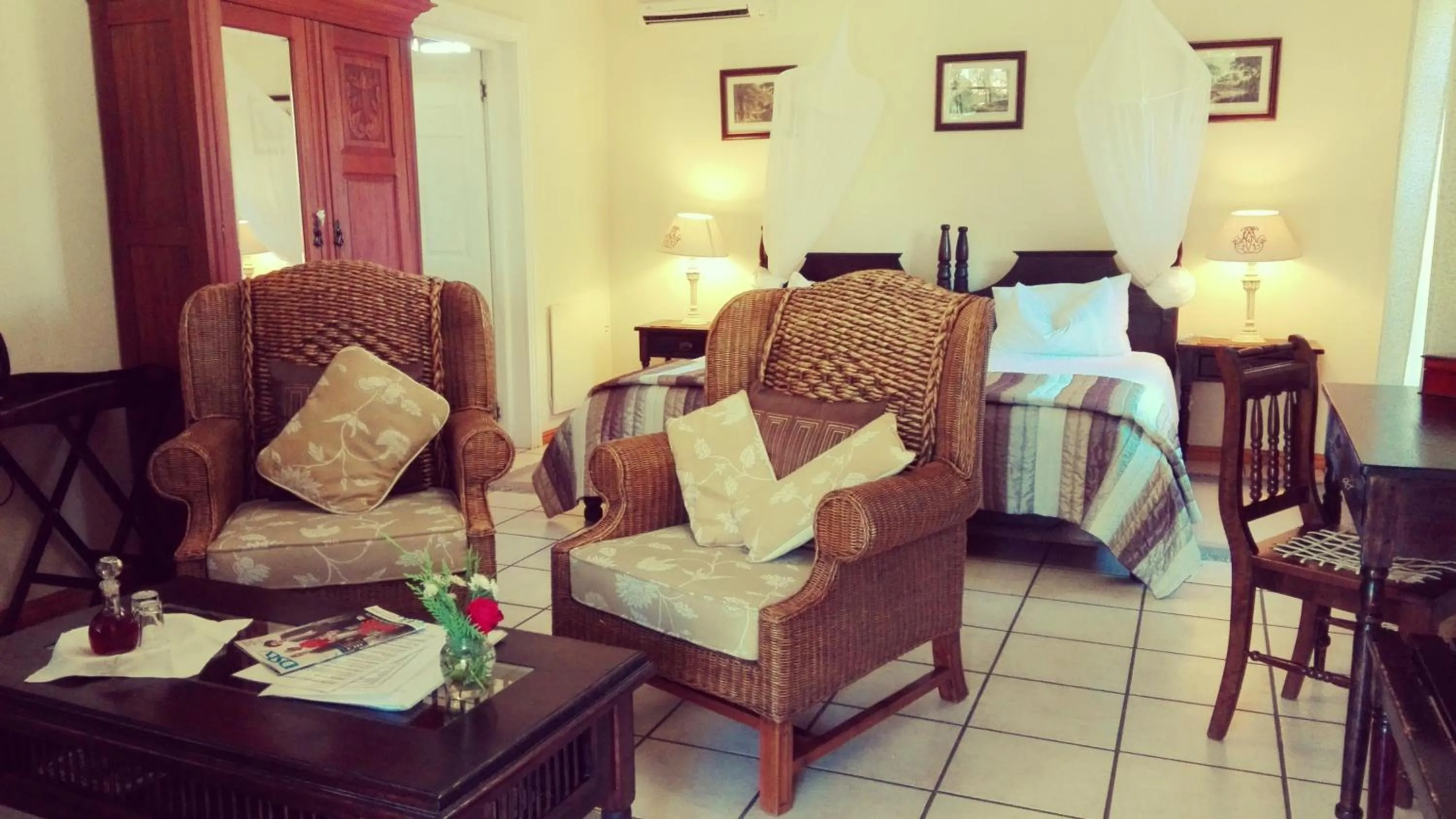 Bedroom in Saxe-Coburg Lodge