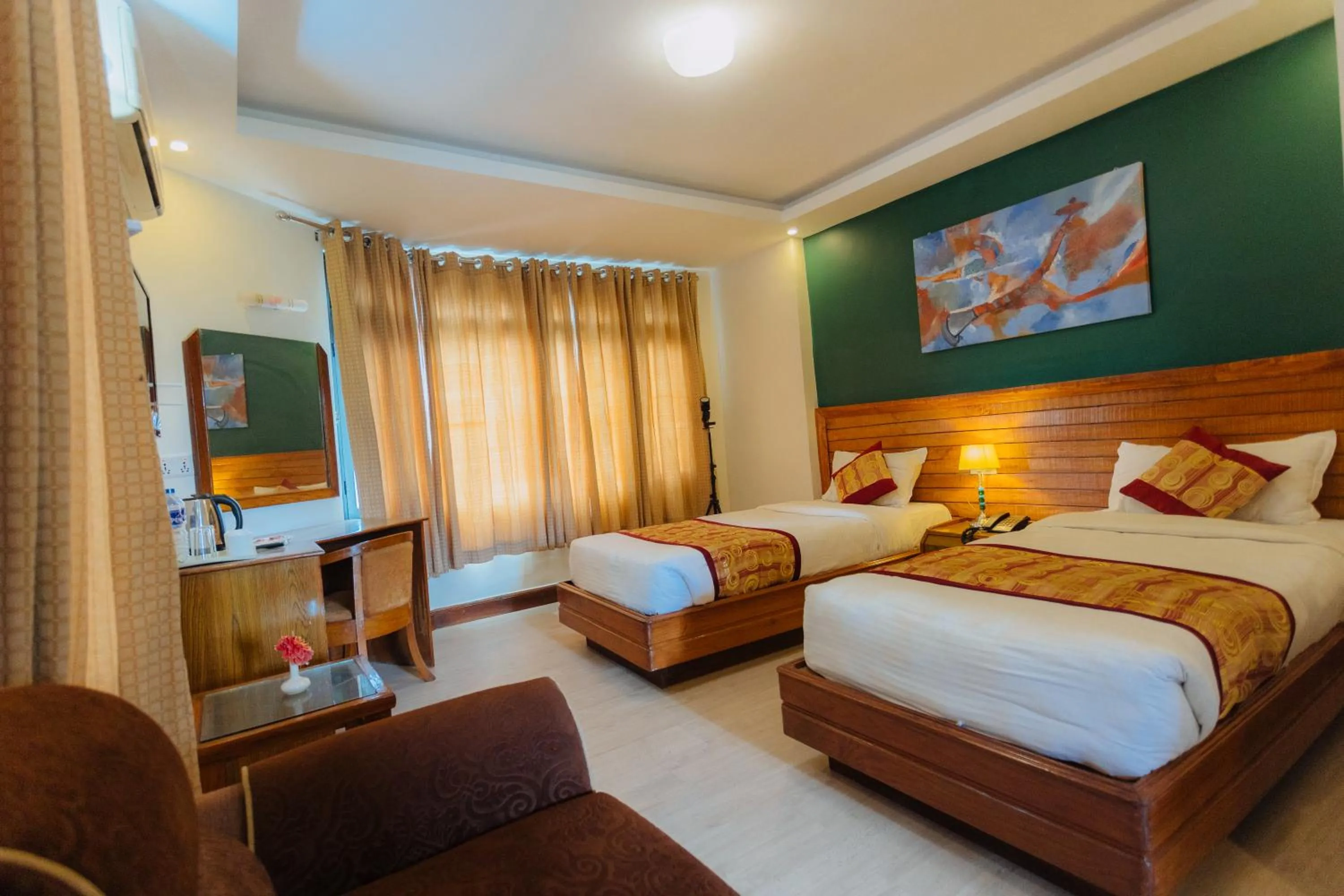 Bedroom, Bed in Hotel Tulsi