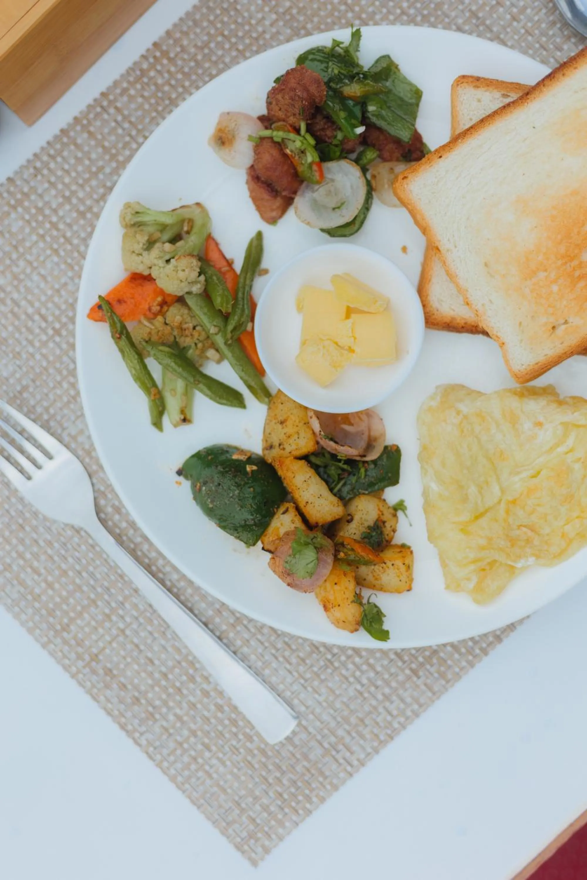 Breakfast in Hotel Tulsi