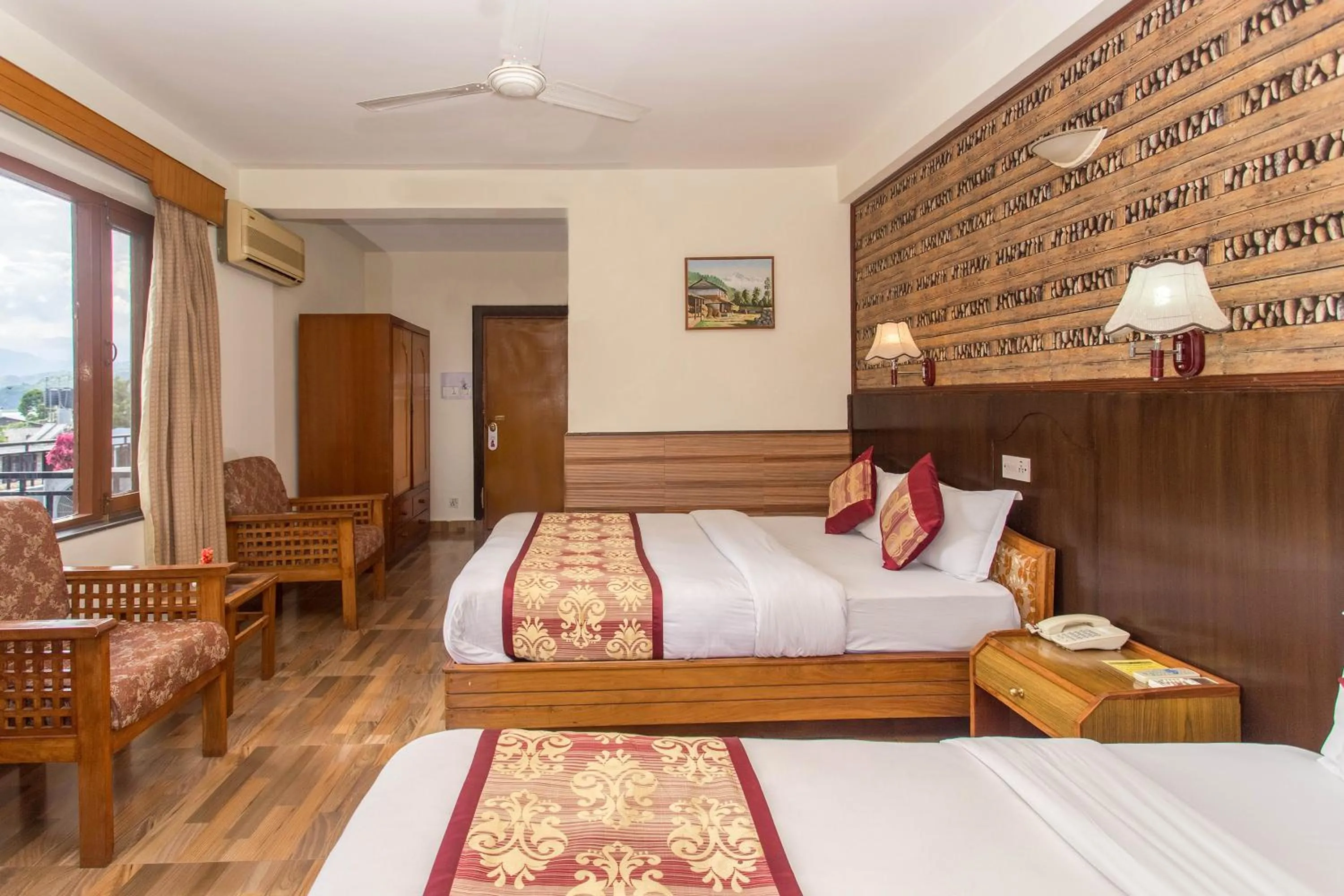 Bed in Hotel Tulsi