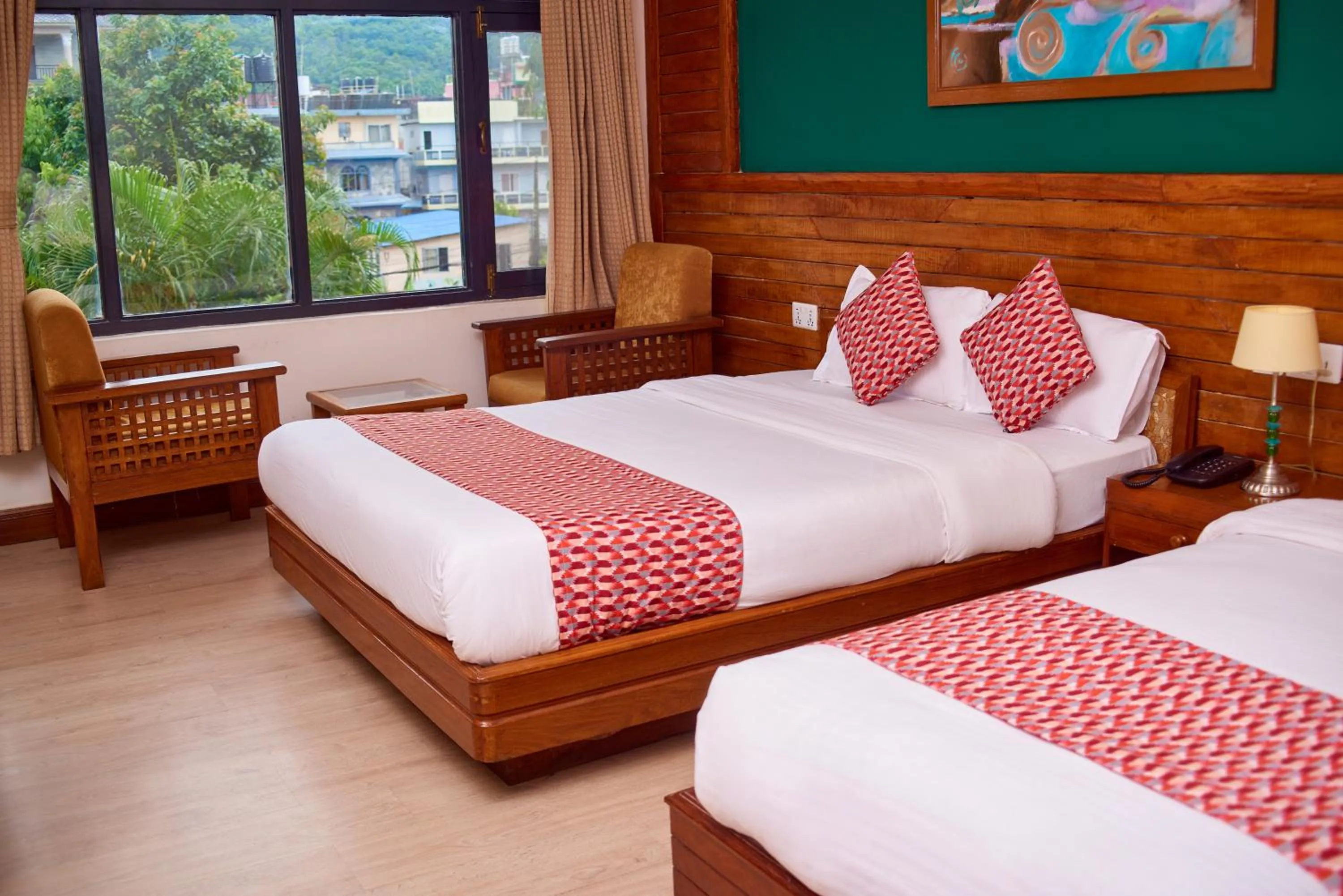 Bed in Hotel Tulsi