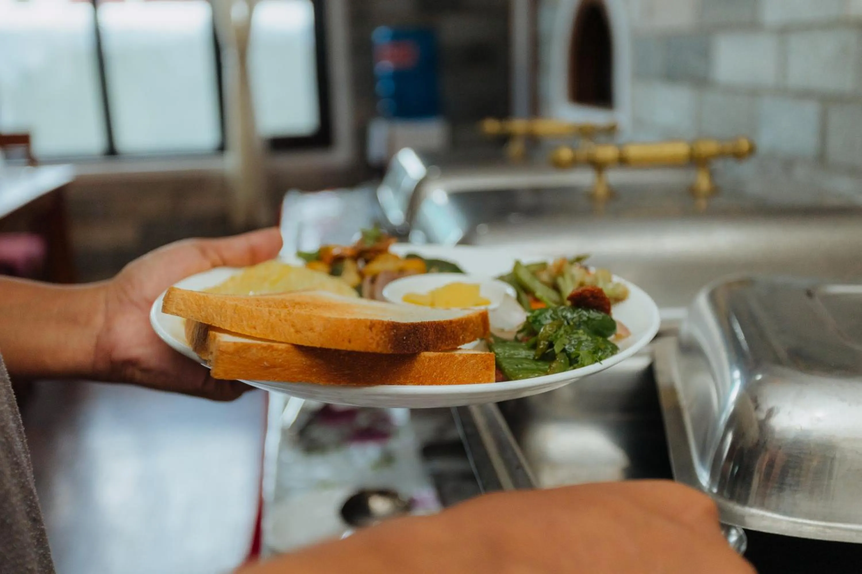 Breakfast in Hotel Tulsi