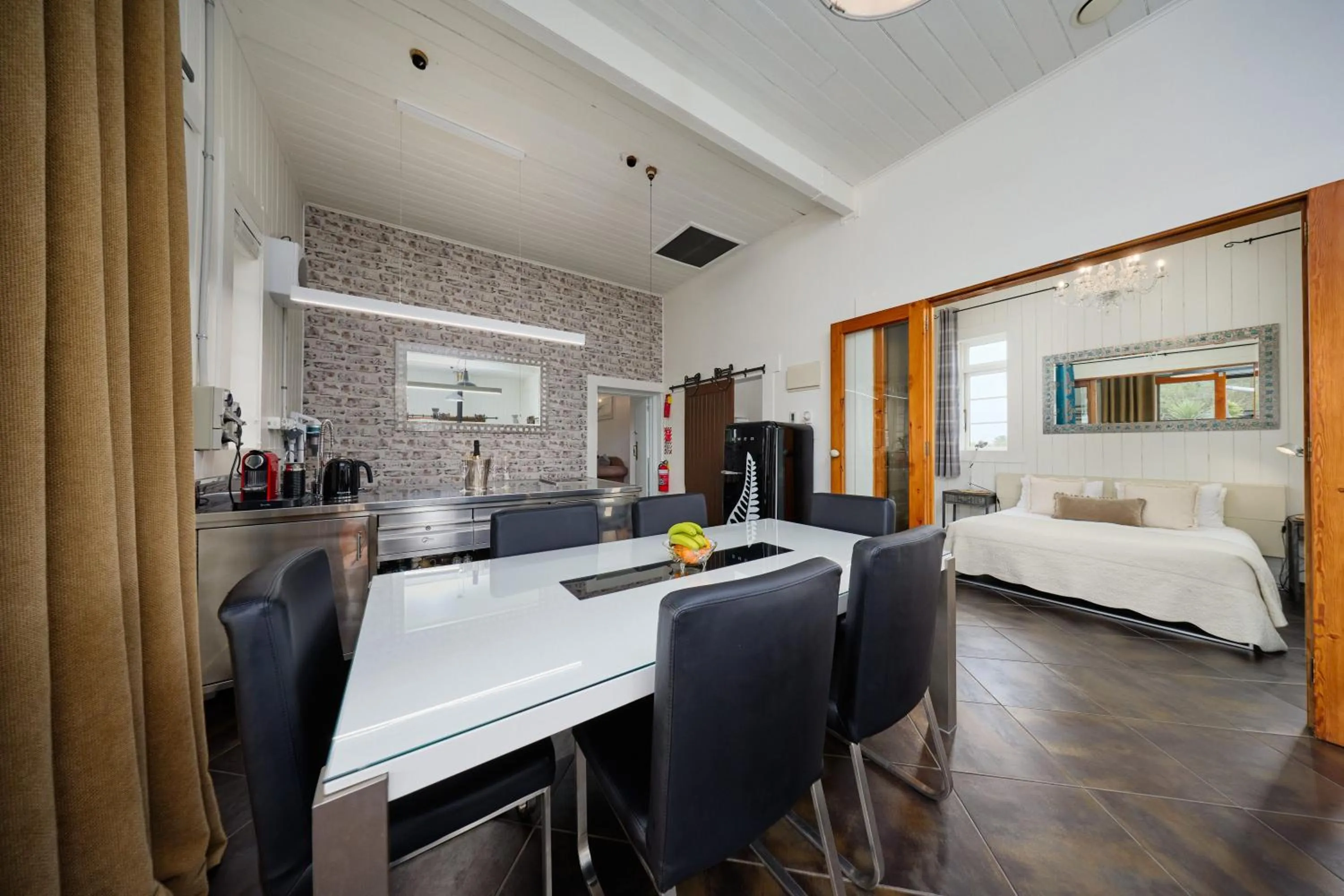 Bed in The Factory Luxury Accomodation