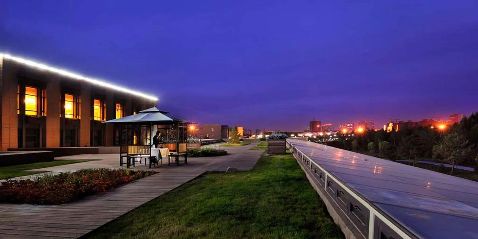 Property building in Crowne Plaza Ordos, an IHG Hotel