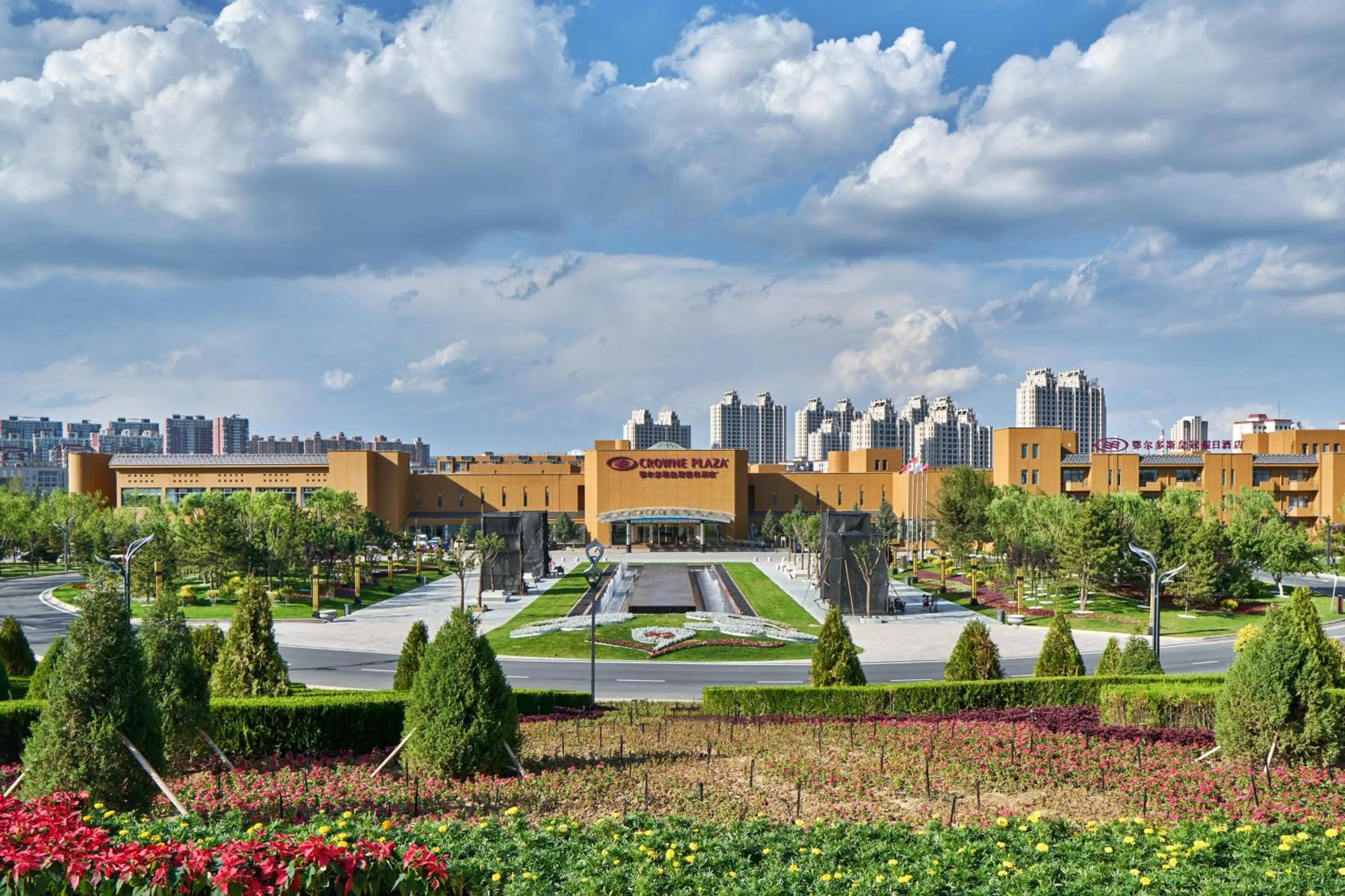 Property building in Crowne Plaza Ordos, an IHG Hotel