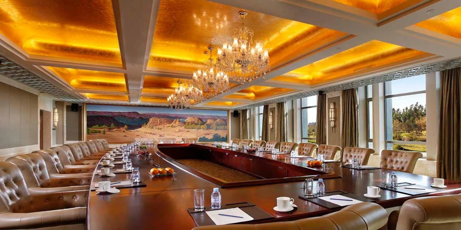 Meeting/conference room in Crowne Plaza Ordos, an IHG Hotel
