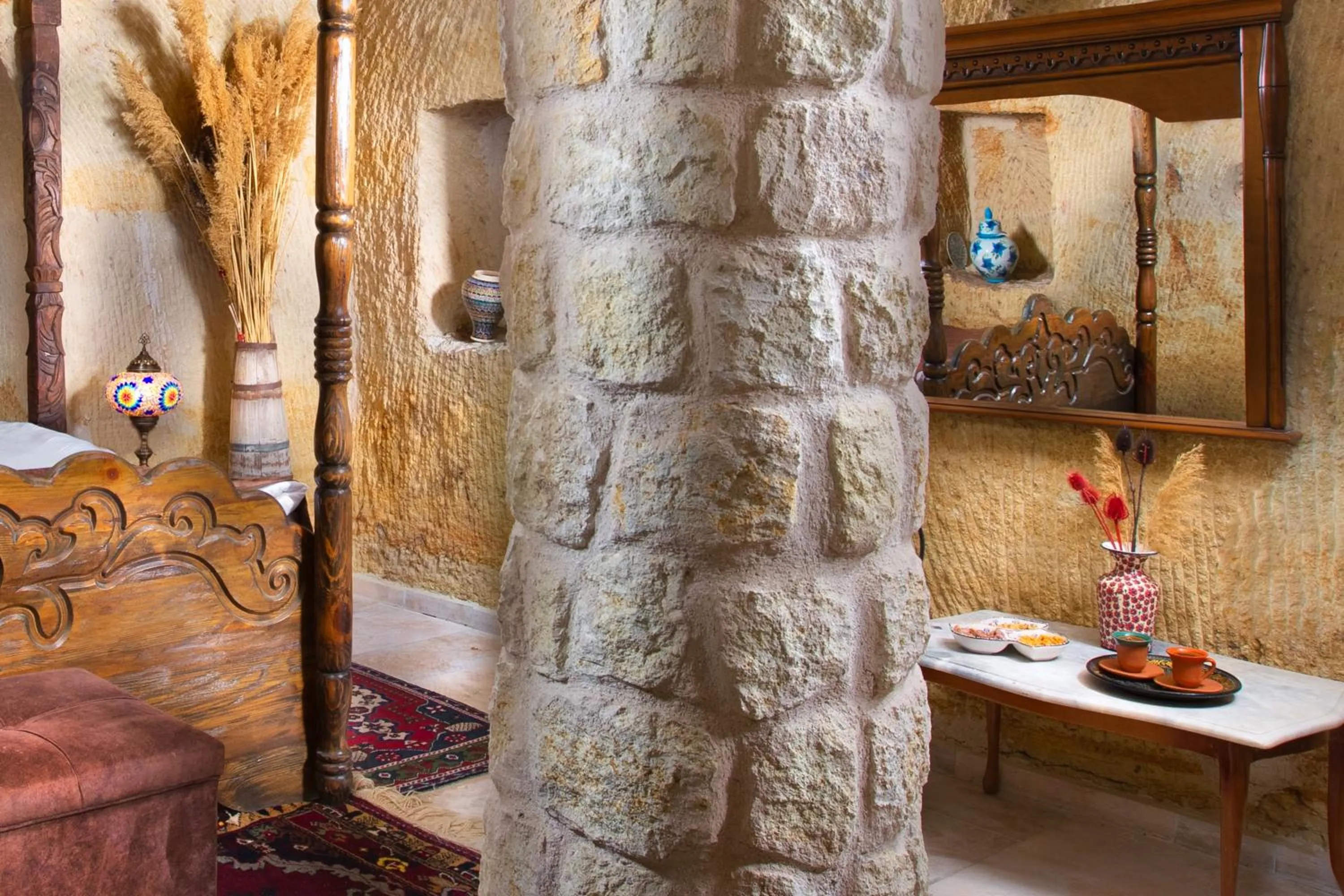 Bedroom in Romantic Cave Hotel