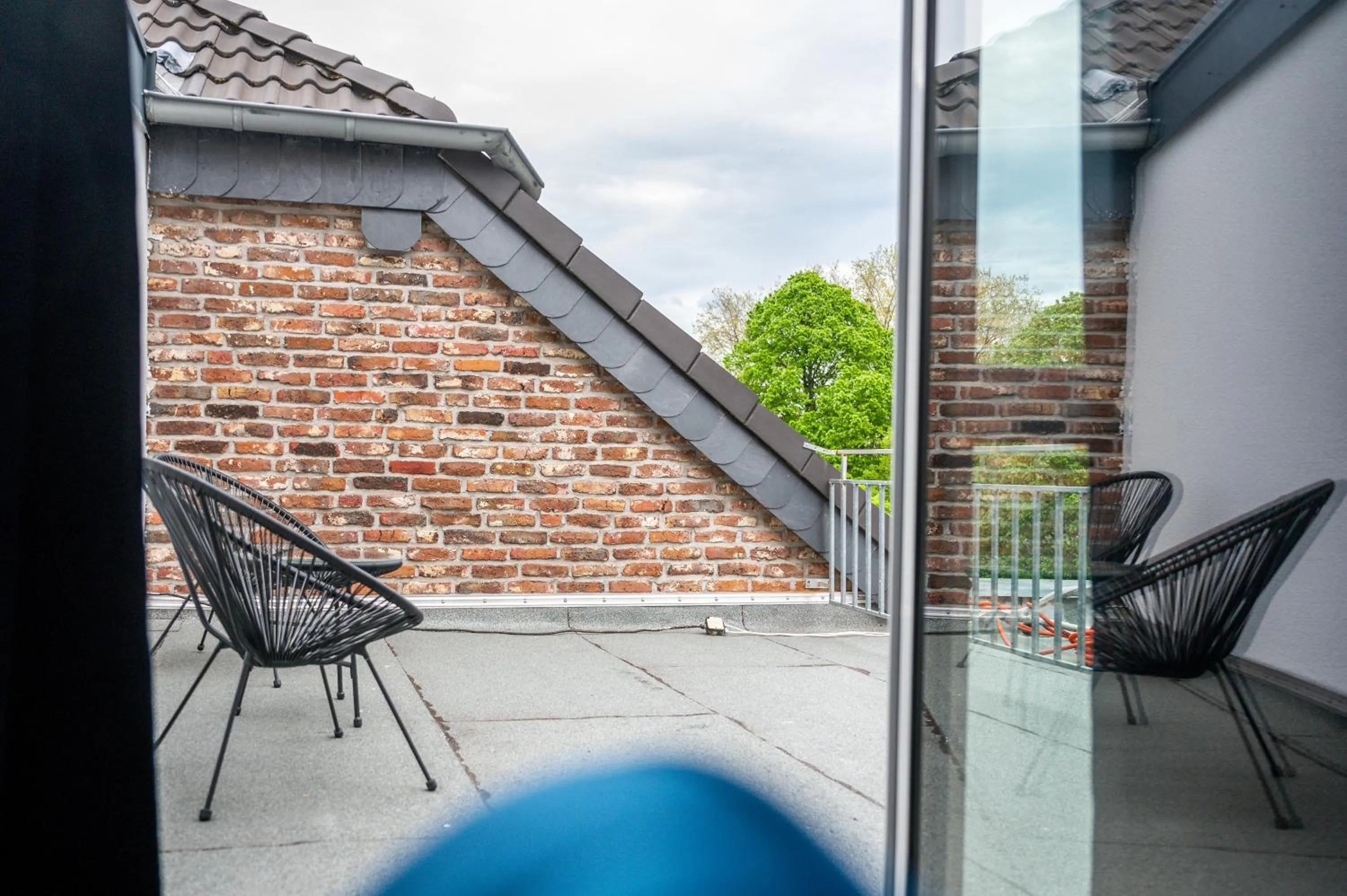 Balcony/Terrace in Vintage Hotel Köln Pulheim - Kostenlose Parkplätze
