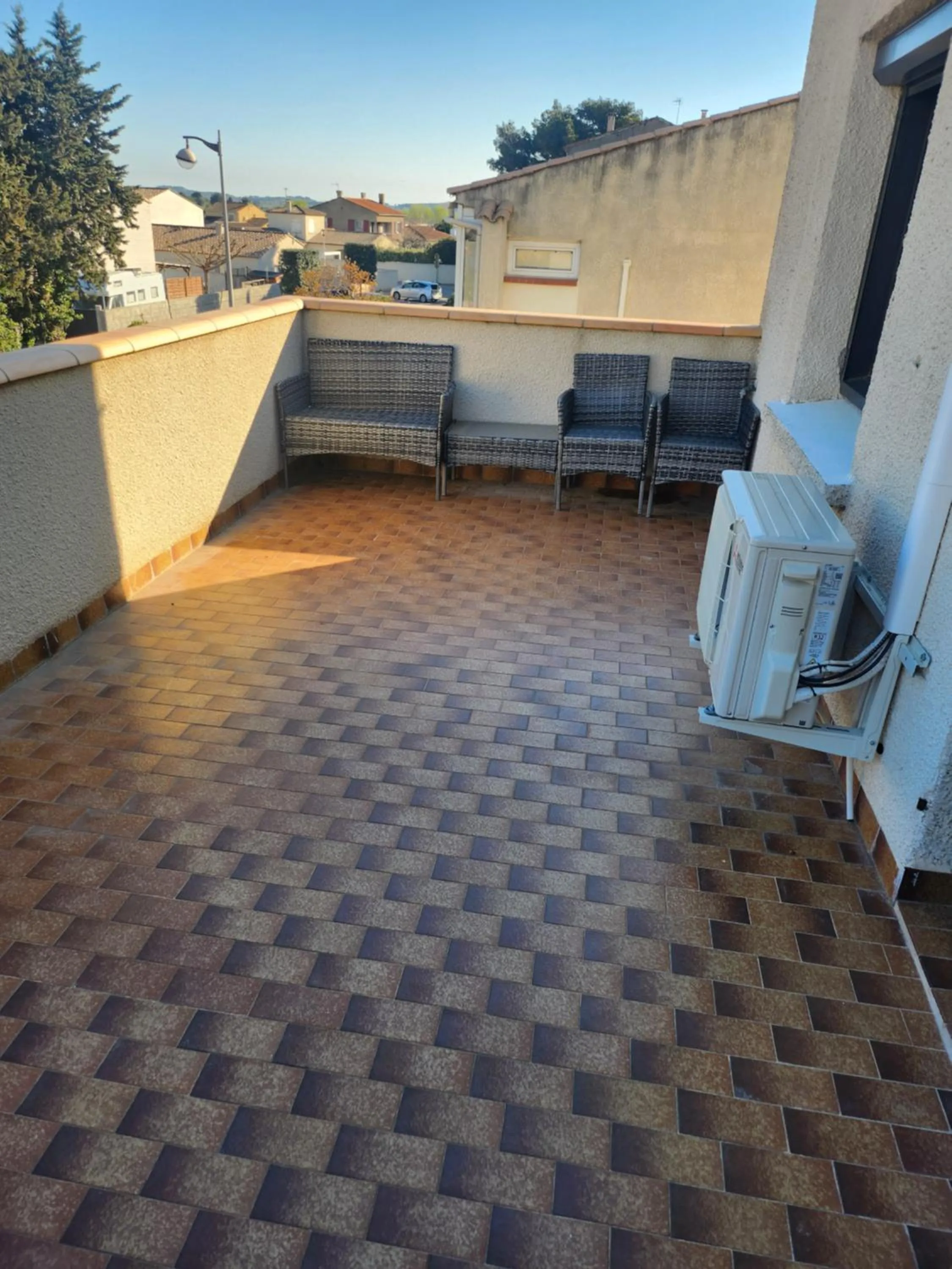 Balcony/Terrace in La villa de Fleury