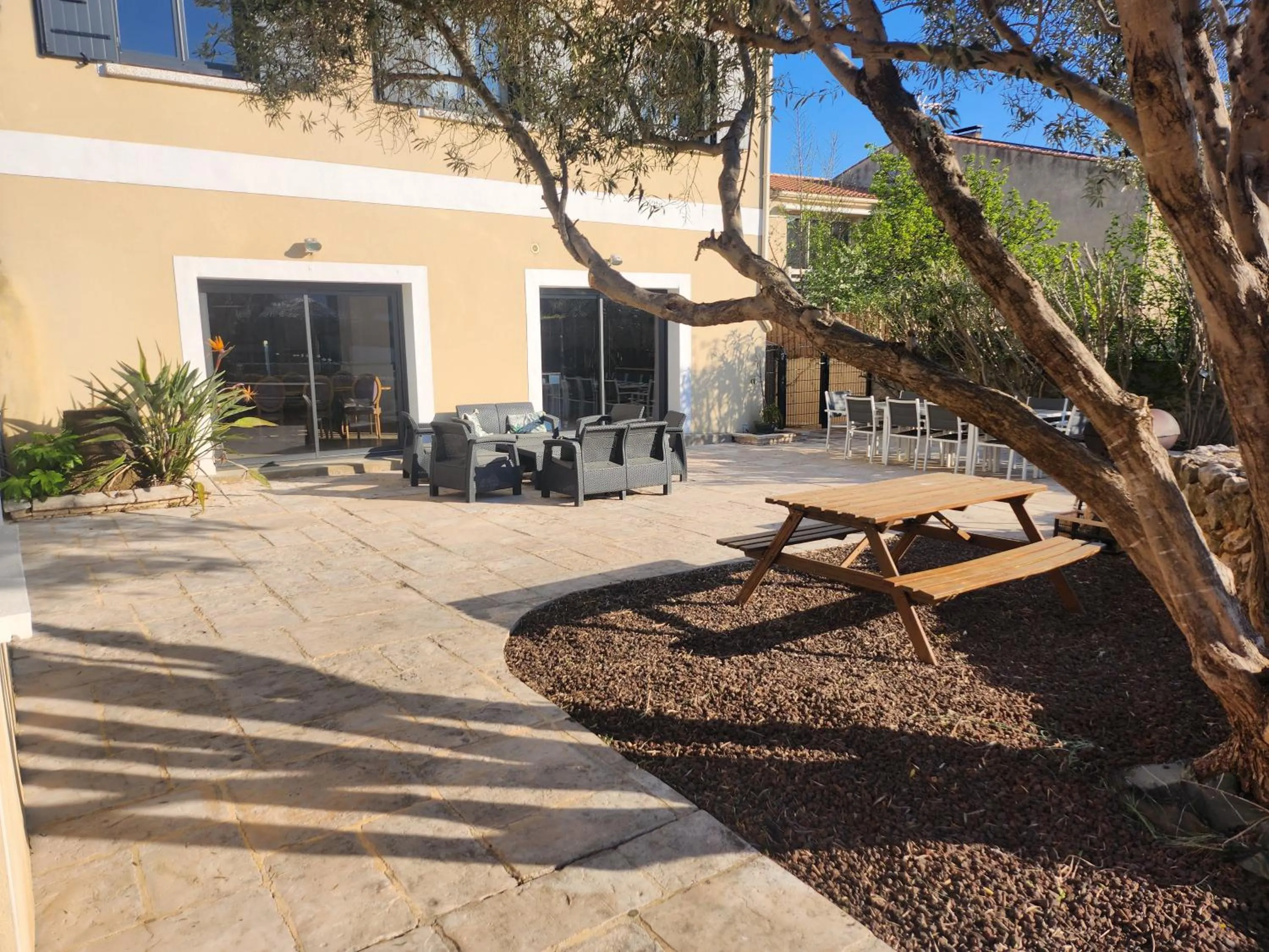 Garden in La villa de Fleury