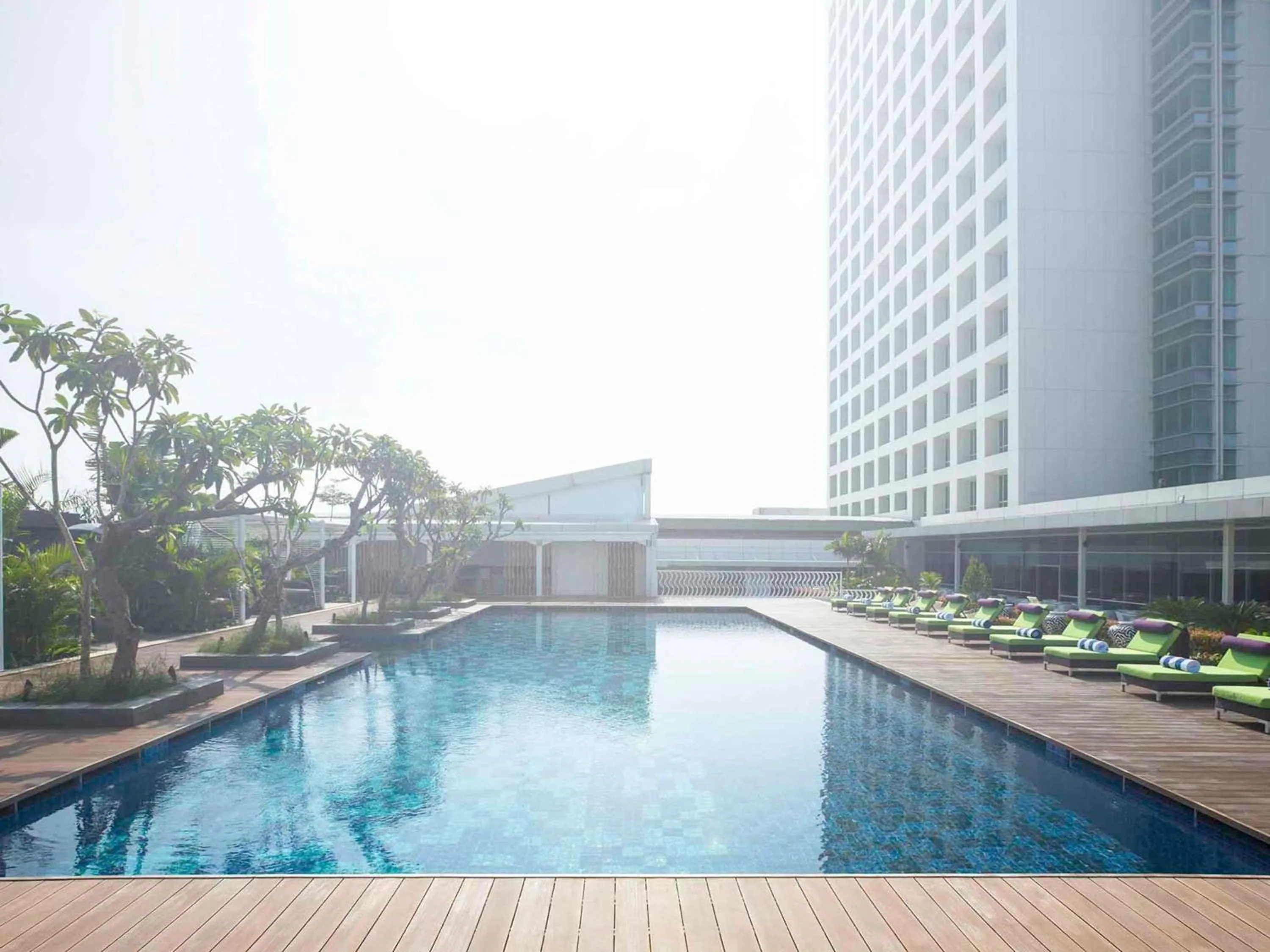 Pool view in Novotel Tangerang